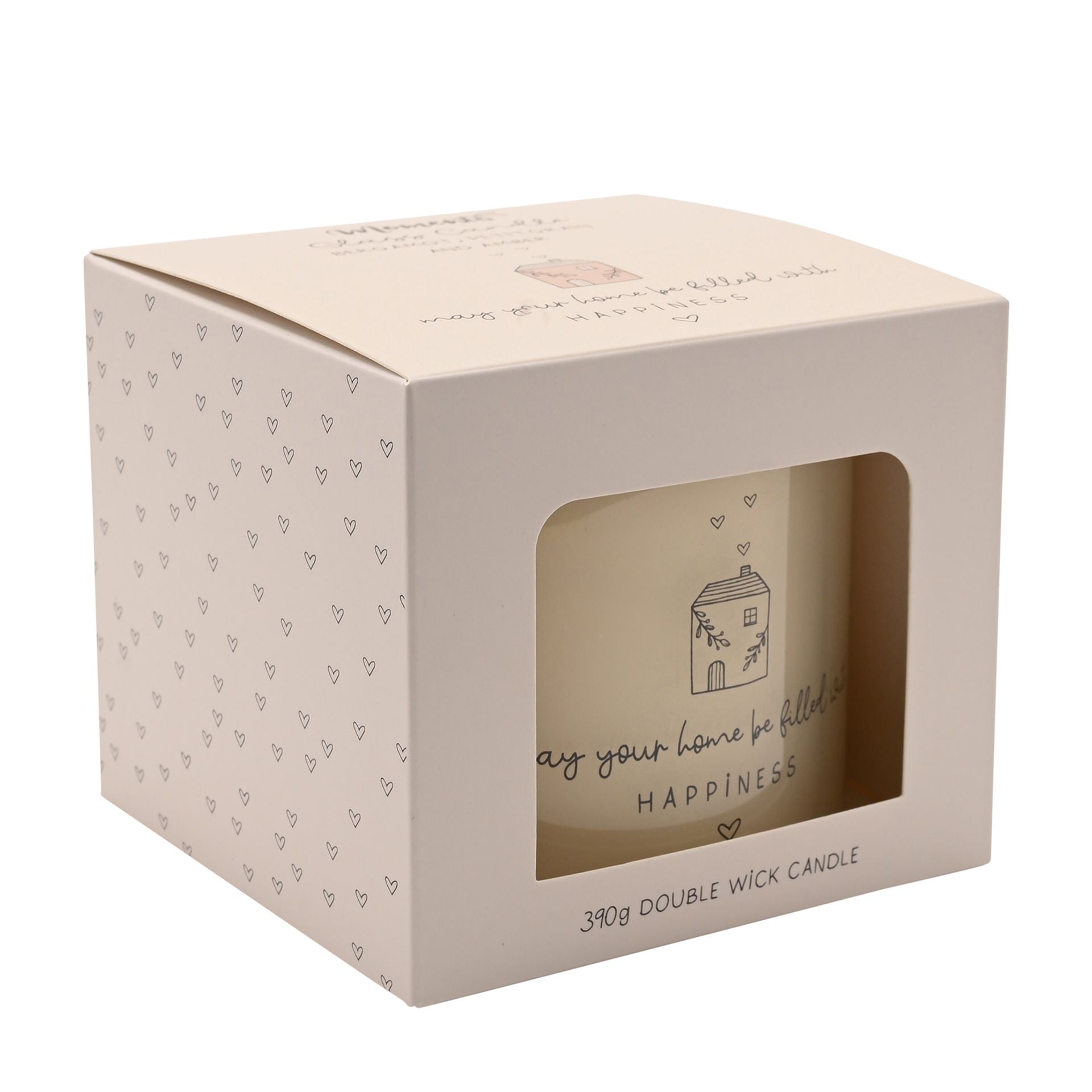 Moments Double Wick Candle 390g - Happy Home