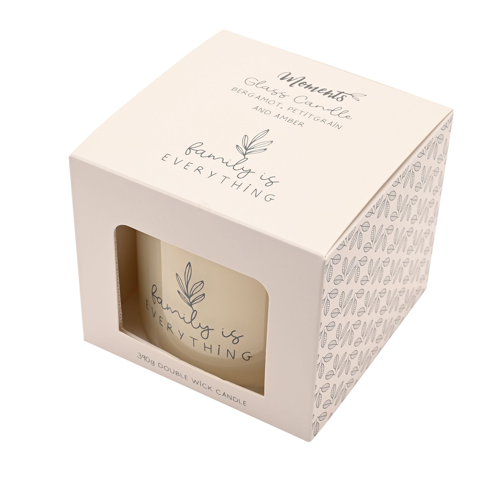 Moments Double Wick Candle 390g - Family