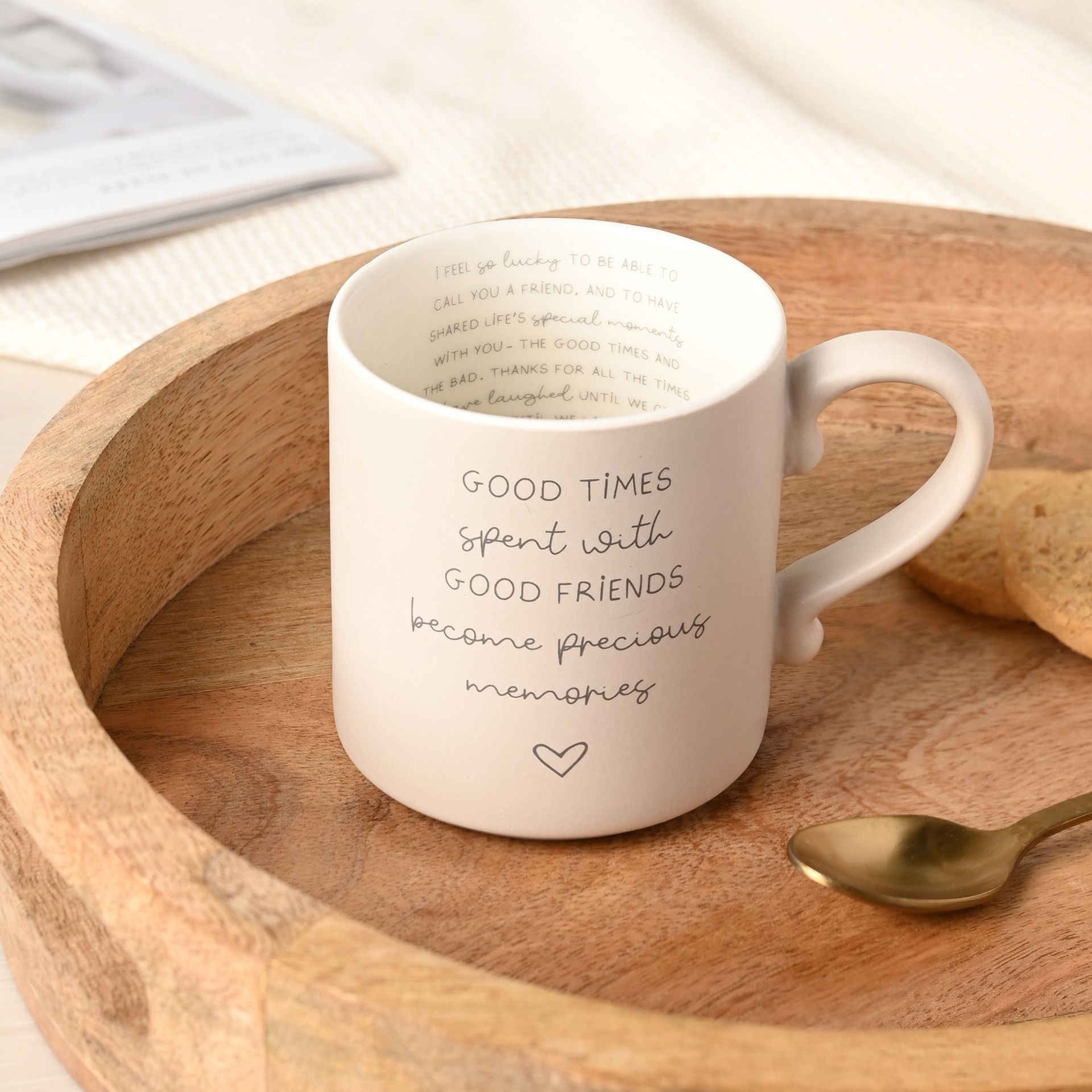 Moments Mug With Inside Words - Friends