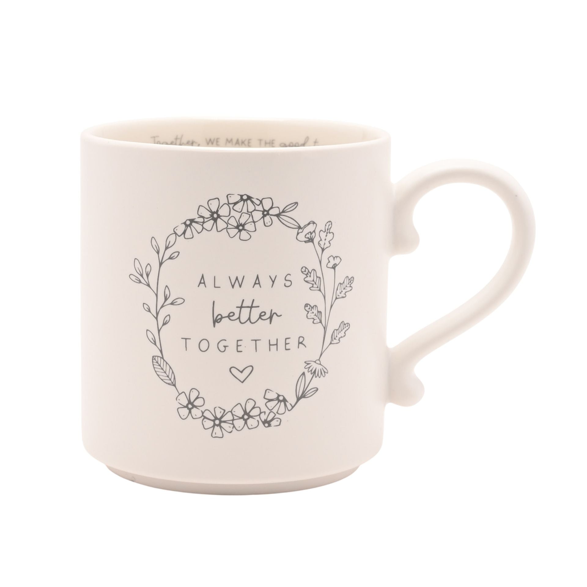 Moments Mug With Inside Words - Always Better Together
