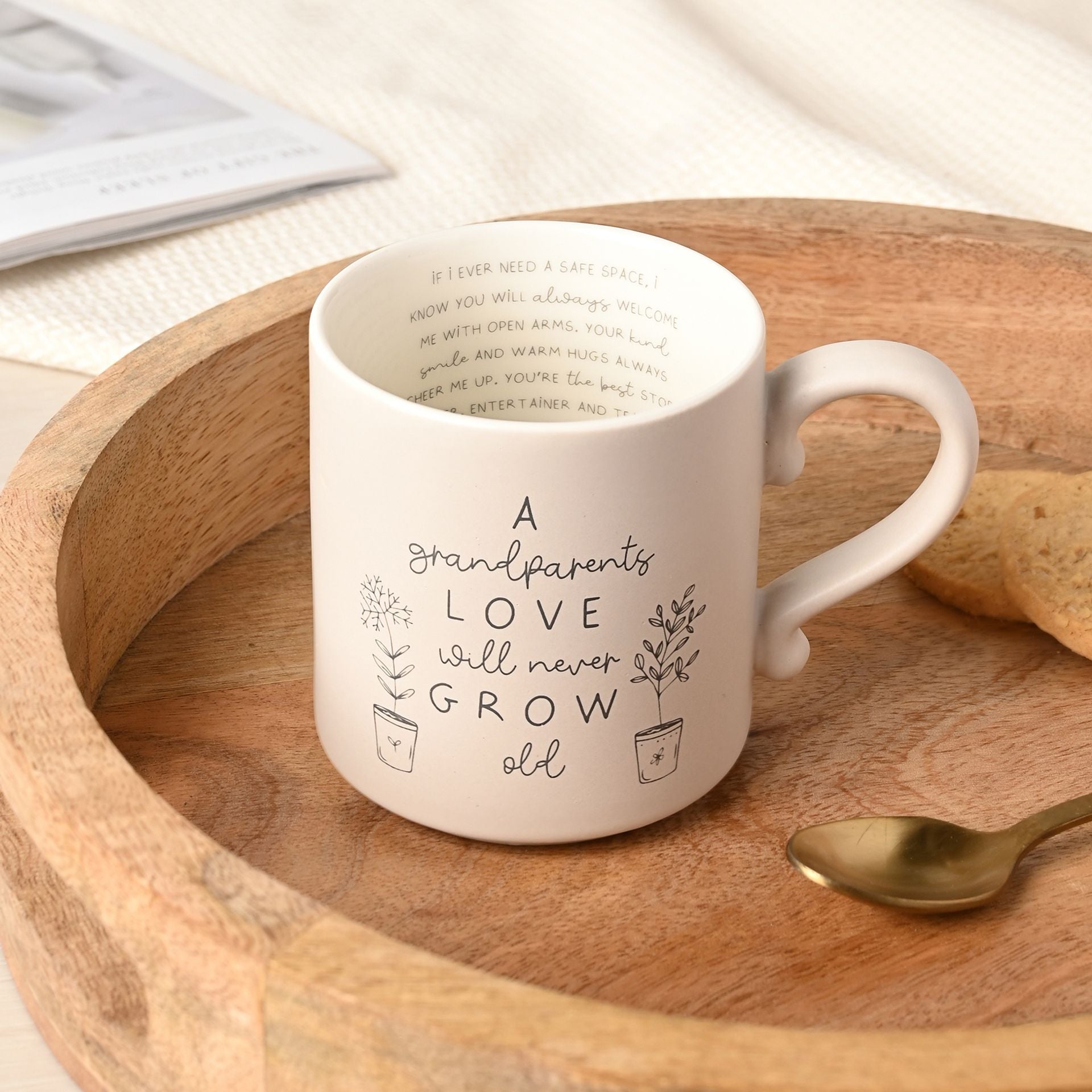 Moments Mug With Inside Words - Grandparents