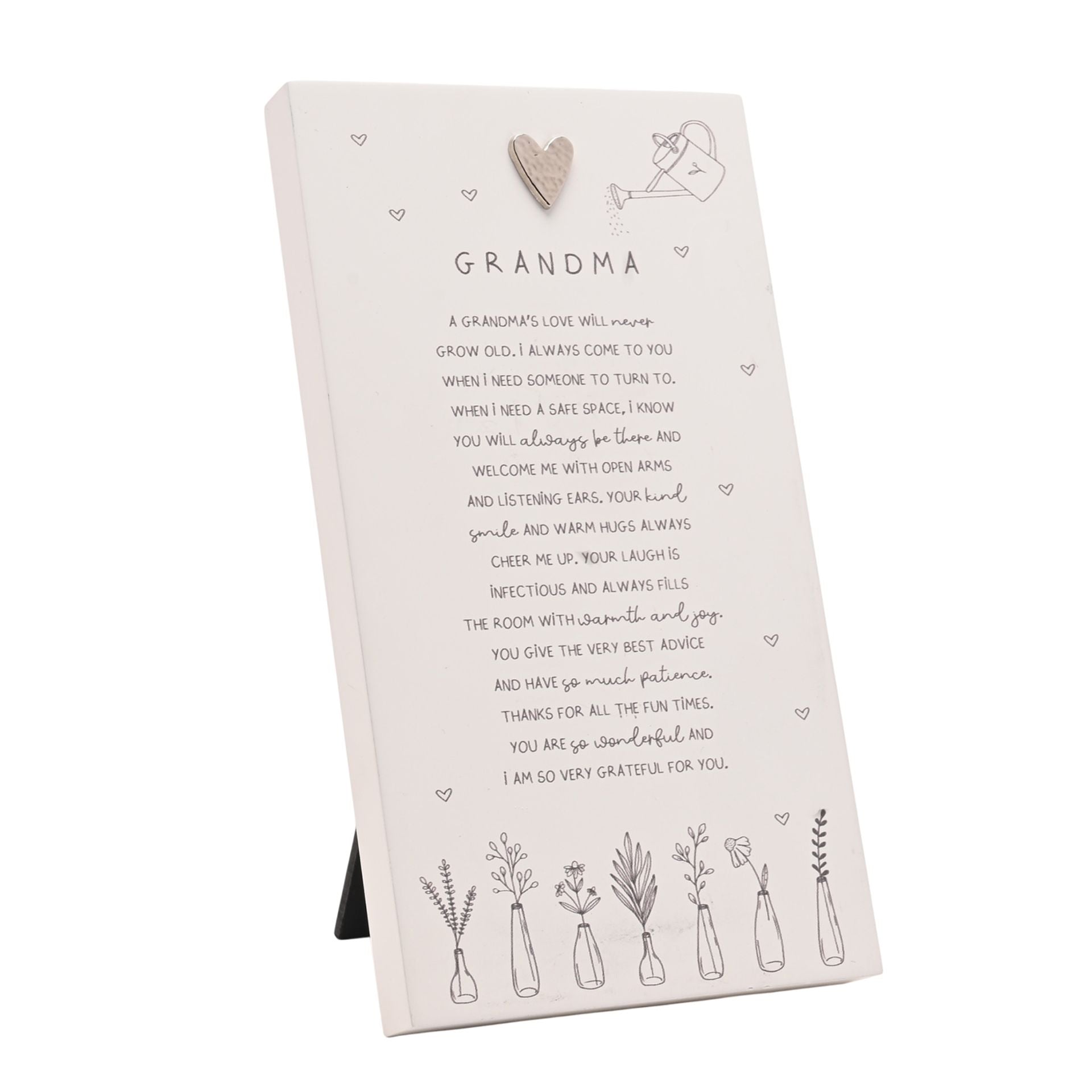 Moments Standing Verse Plaque - Grandma