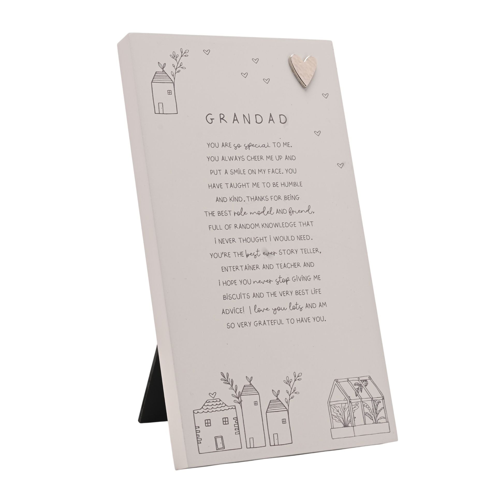 Moments Standing Verse Plaque - Grandad