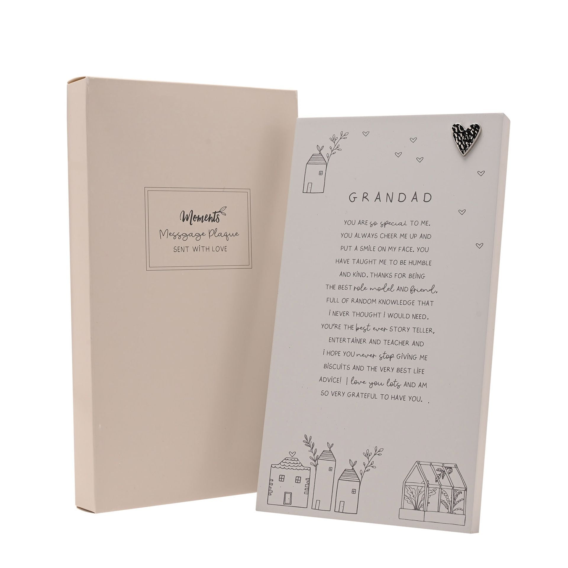 Moments Standing Verse Plaque - Grandad