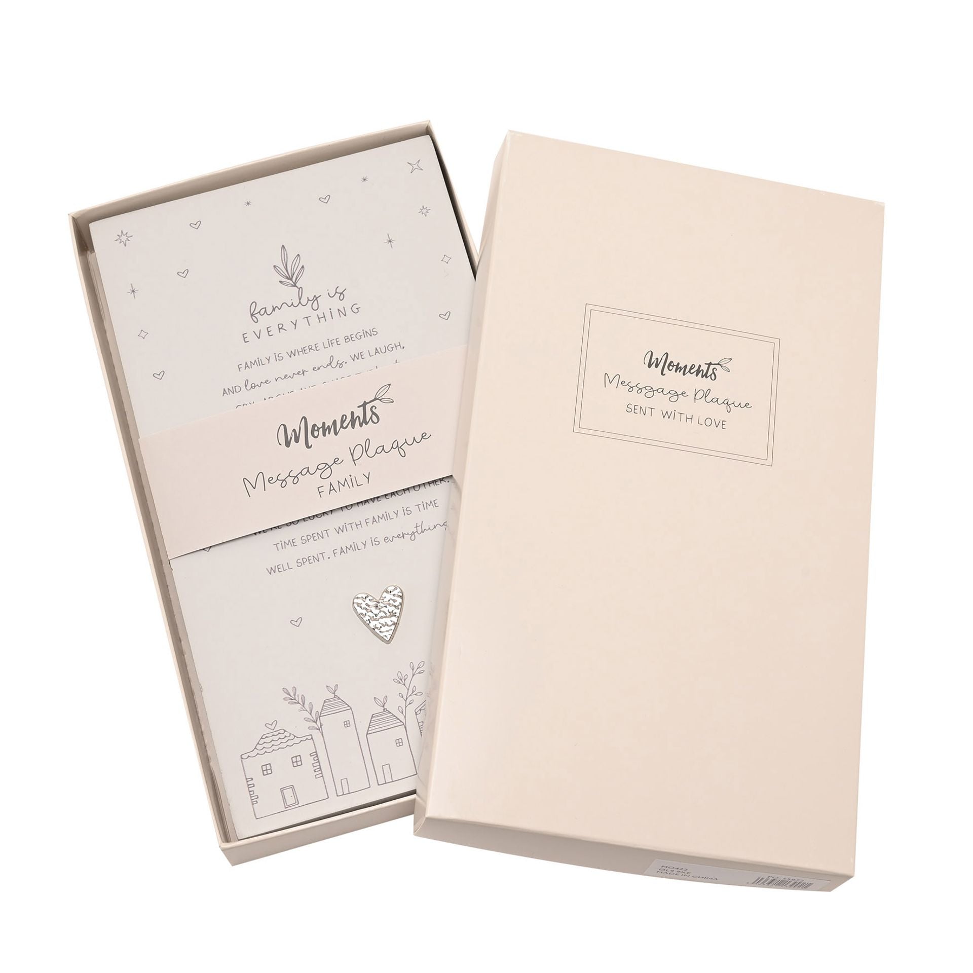 Moments Standing Verse Plaque - Family