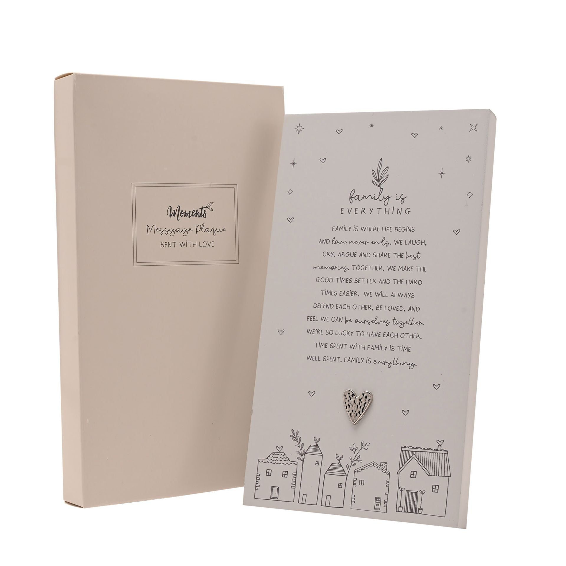 Moments Standing Verse Plaque - Family
