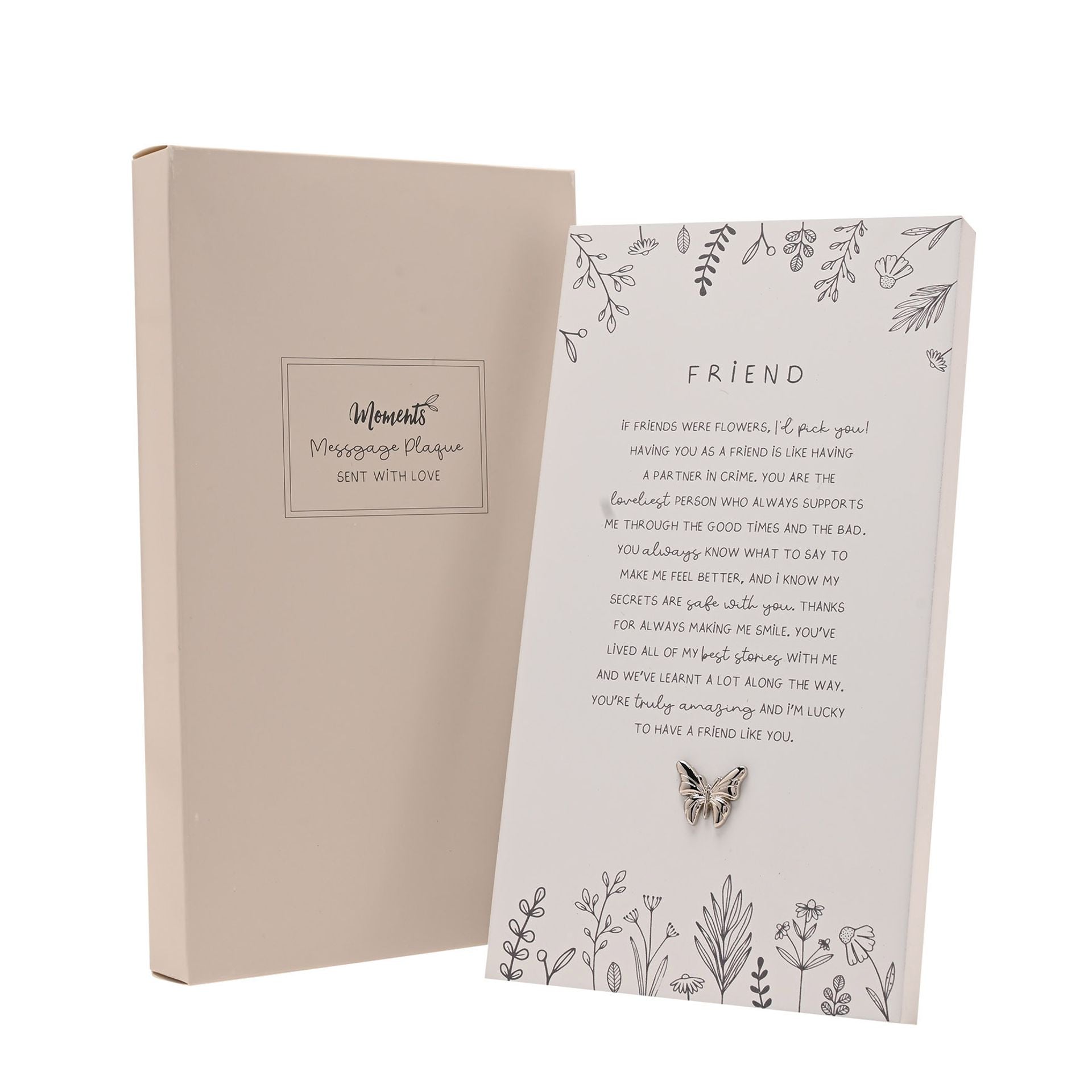 Moments Standing Verse Plaque - Friend