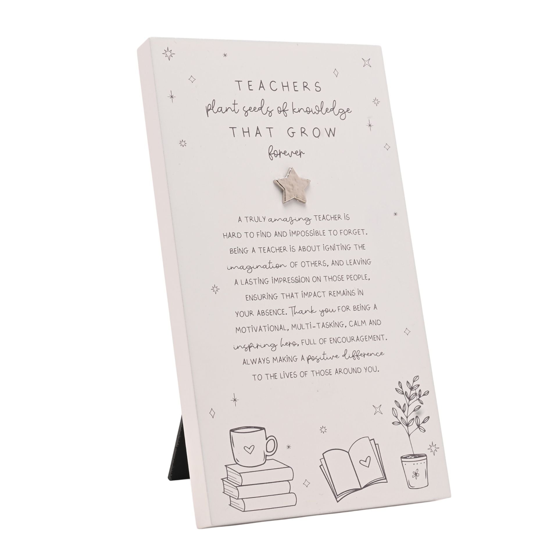 Moments Standing Verse Plaque - Teacher
