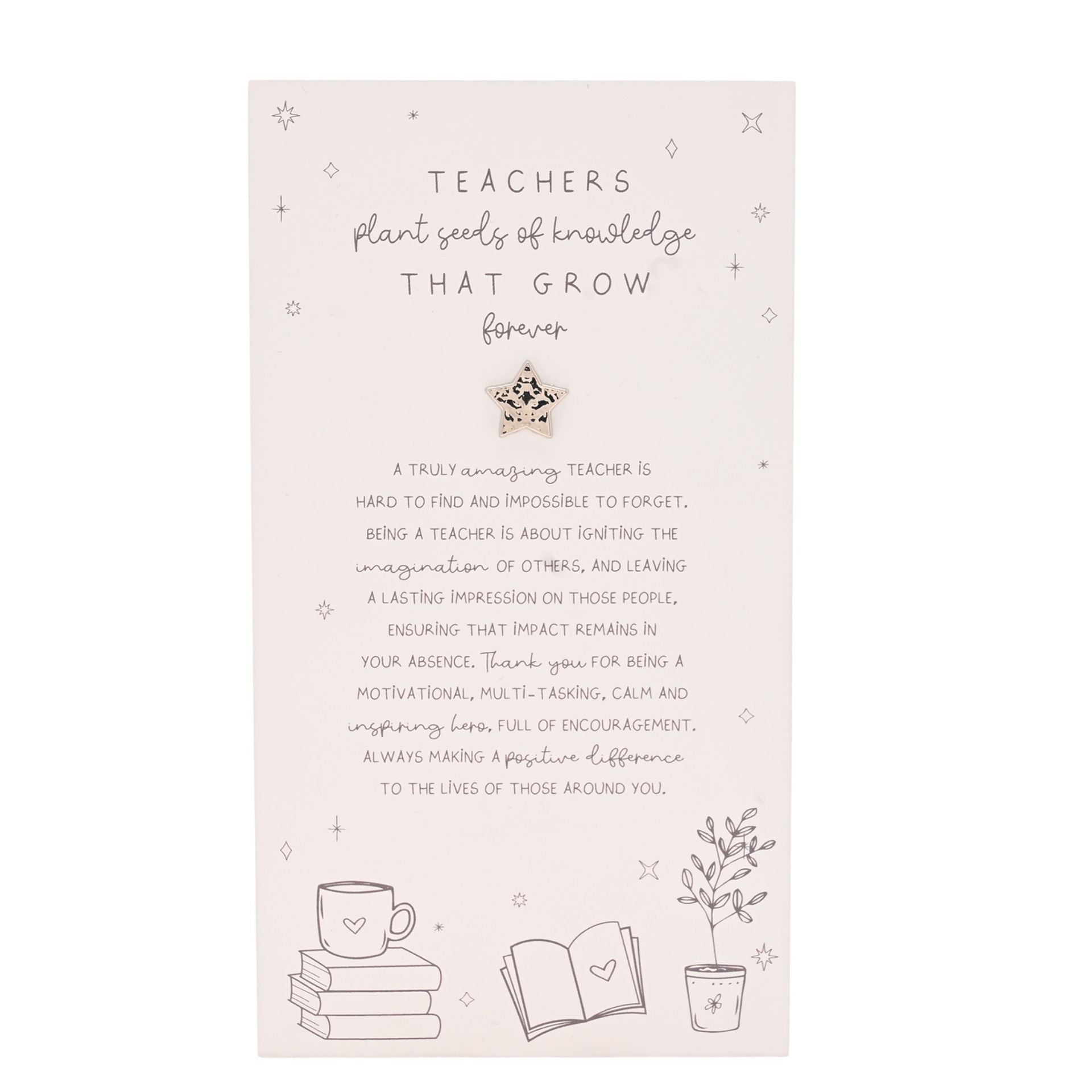 Moments Standing Verse Plaque - Teacher