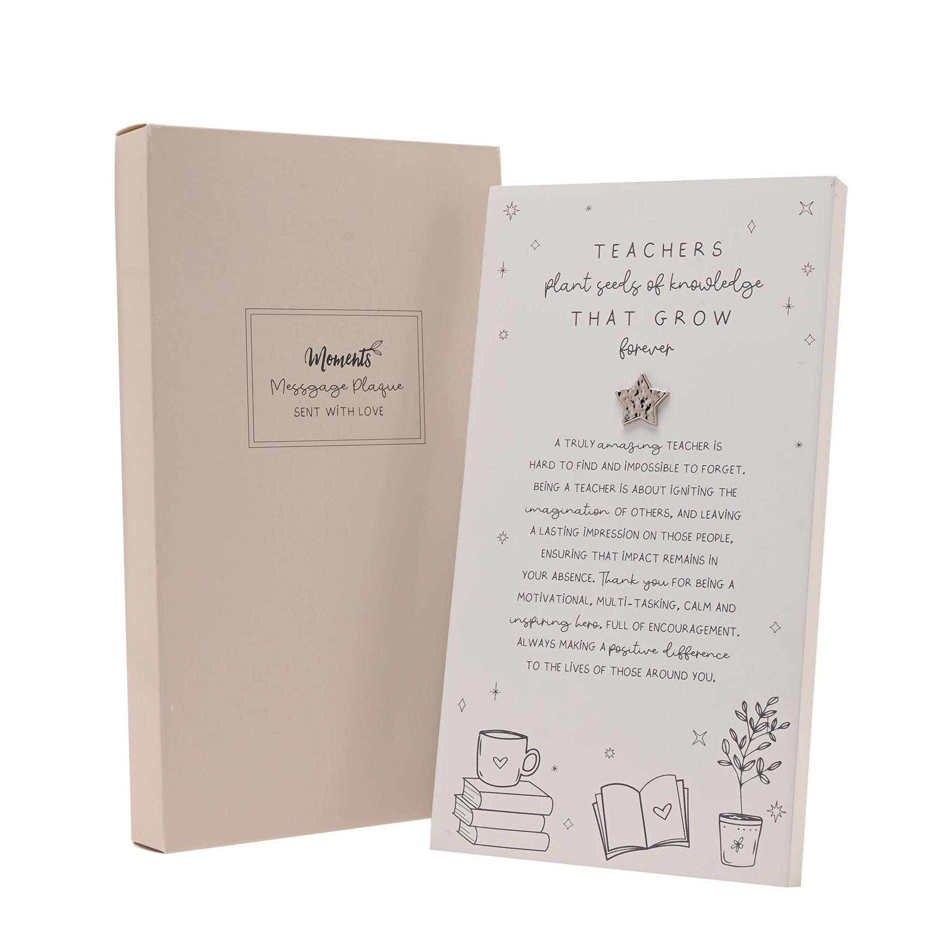 Moments Standing Verse Plaque - Teacher