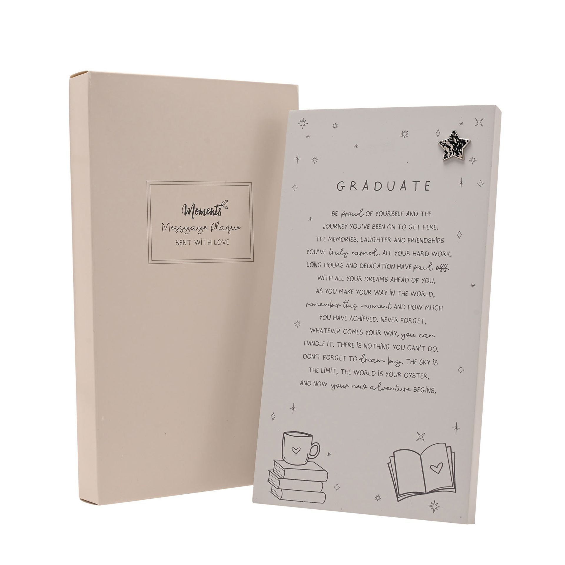 Moments Standing Verse Plaque - Graduate