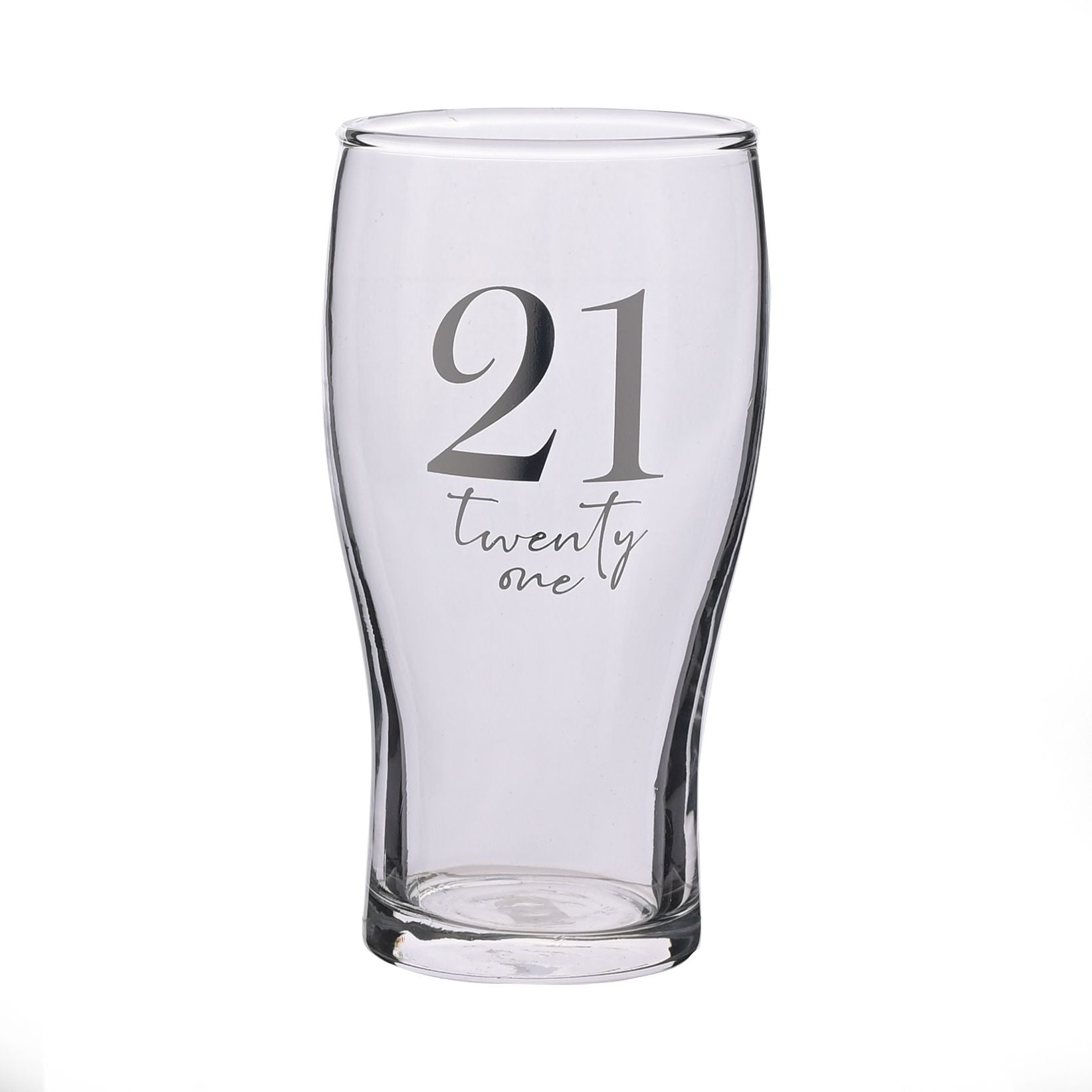 Milestones Beer Glass 21st Birthday