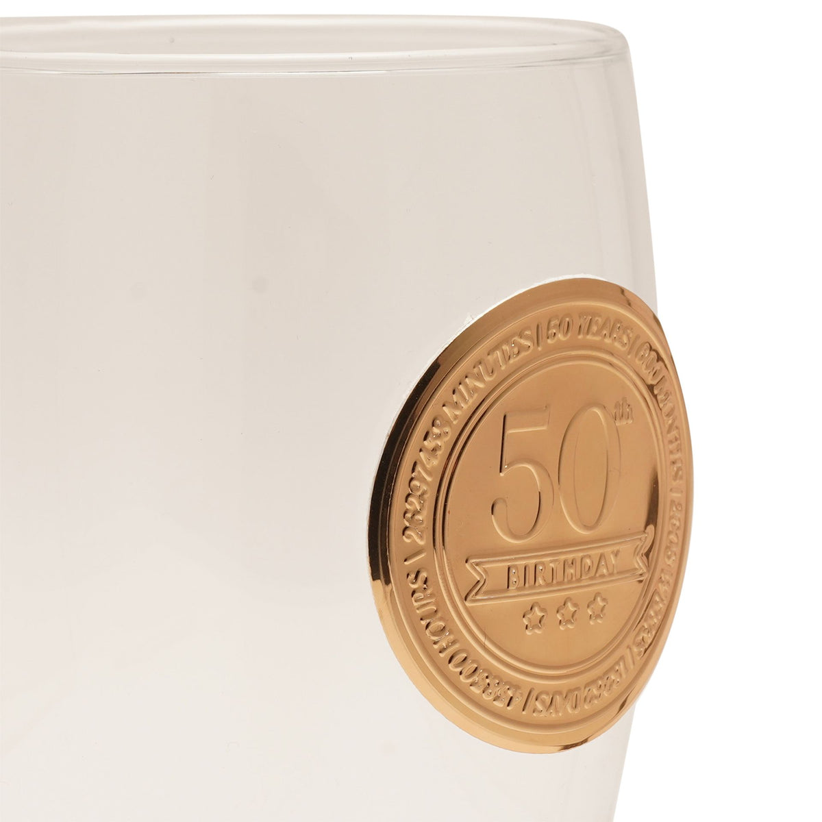 Milestones Pint Glass & Bottle Opener - 50