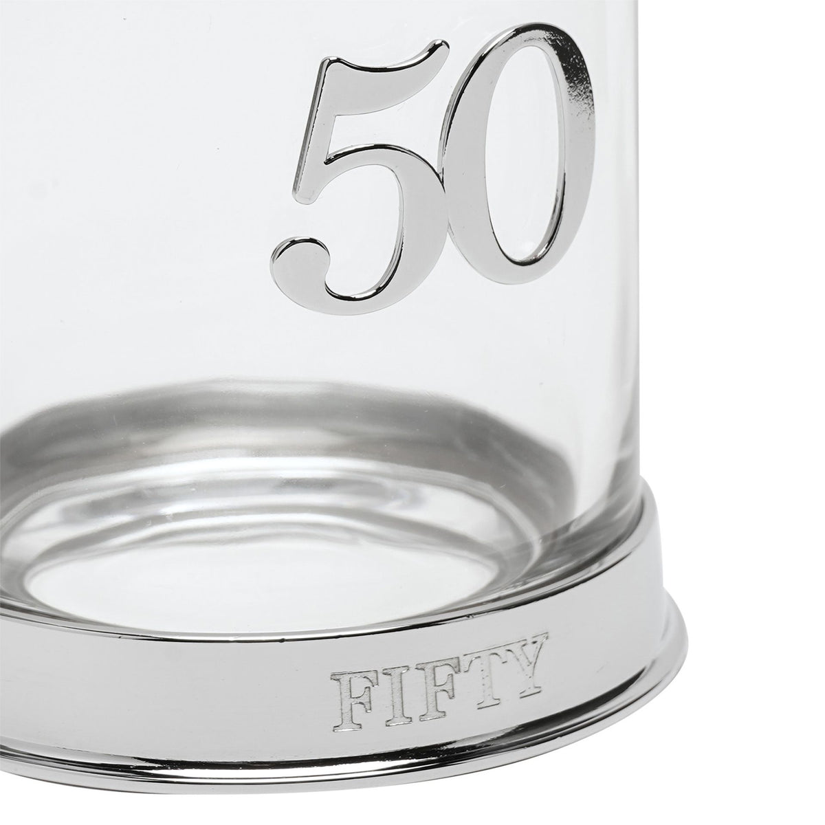 MilestoneS 3D Number Whisky Glass - 50