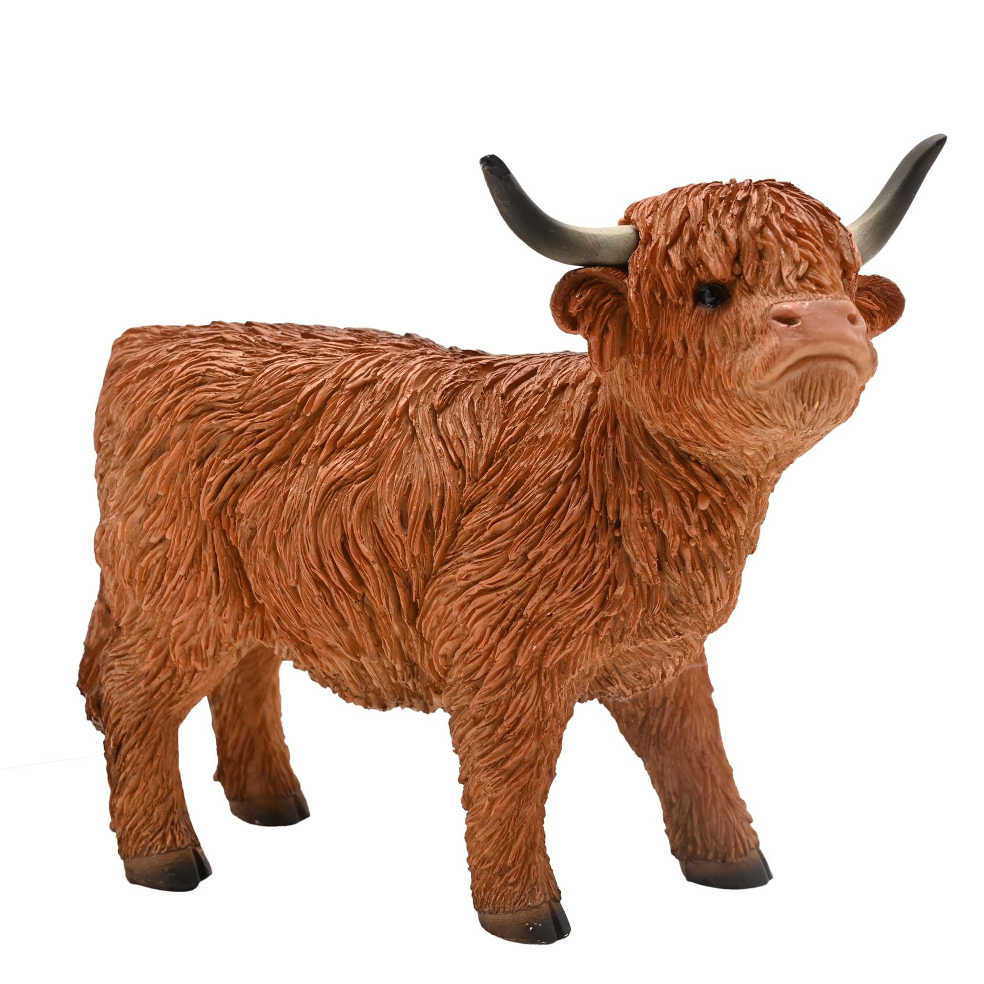 Naturecraft Standing Highland Cow 15cm