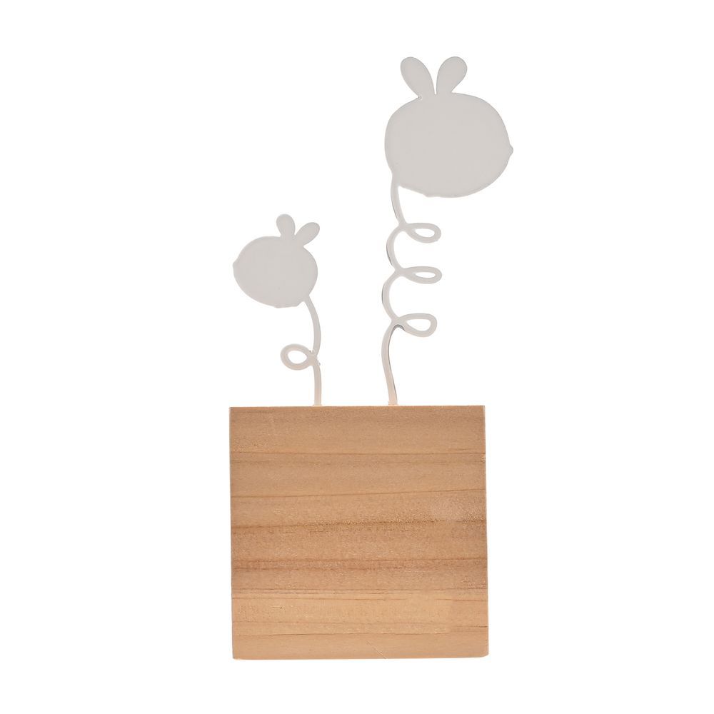 Love Life Metal Bee Plaque