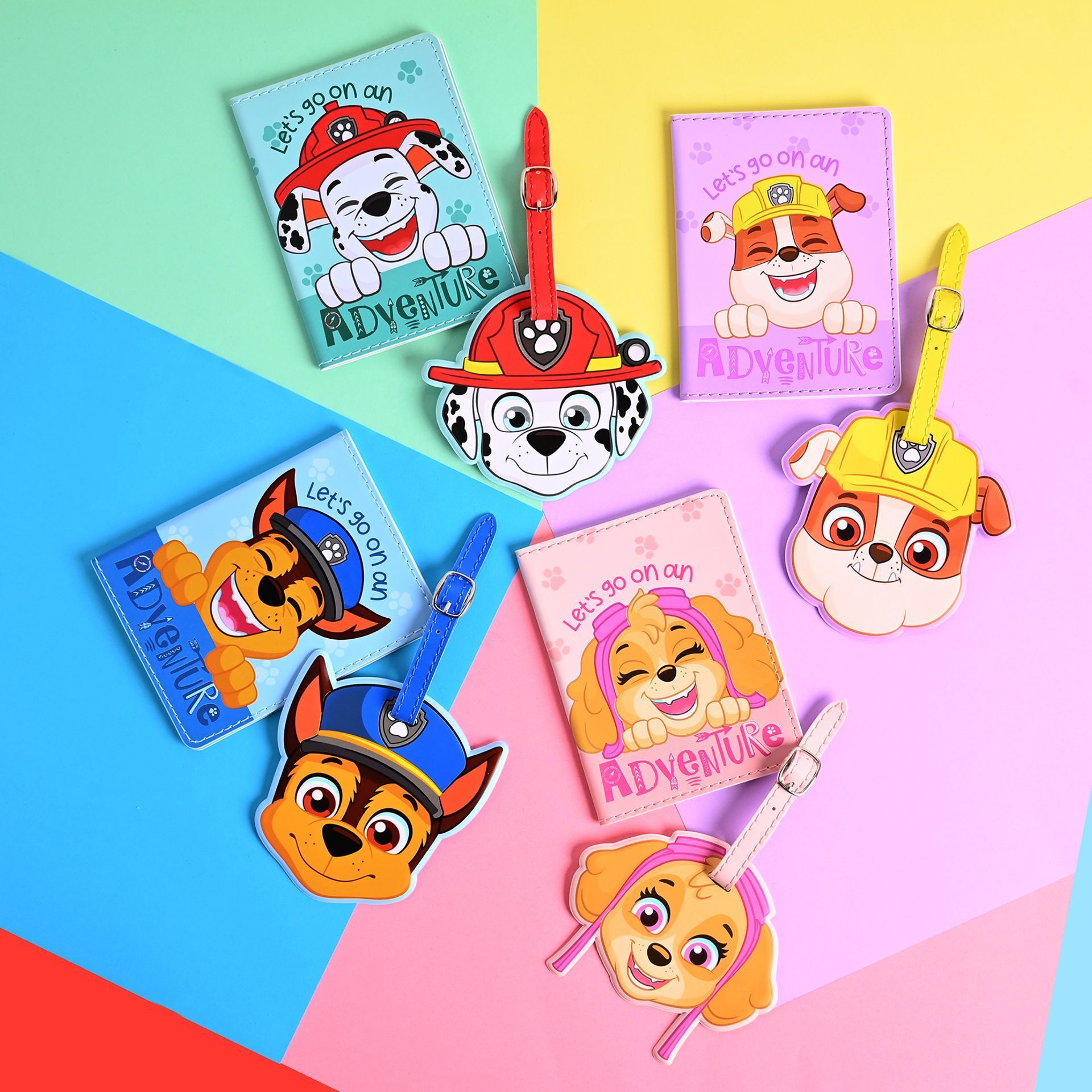 Paw Patrol Passport & Luggage Tag - Rubble