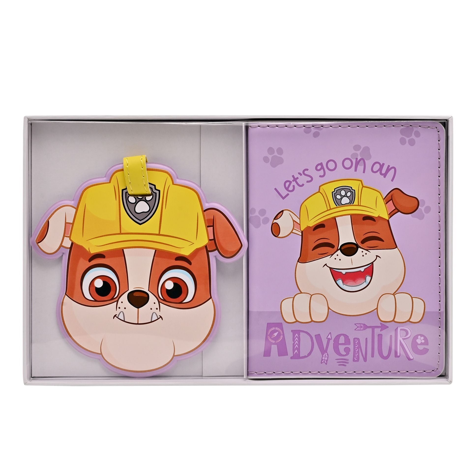 Paw Patrol Passport & Luggage Tag - Rubble