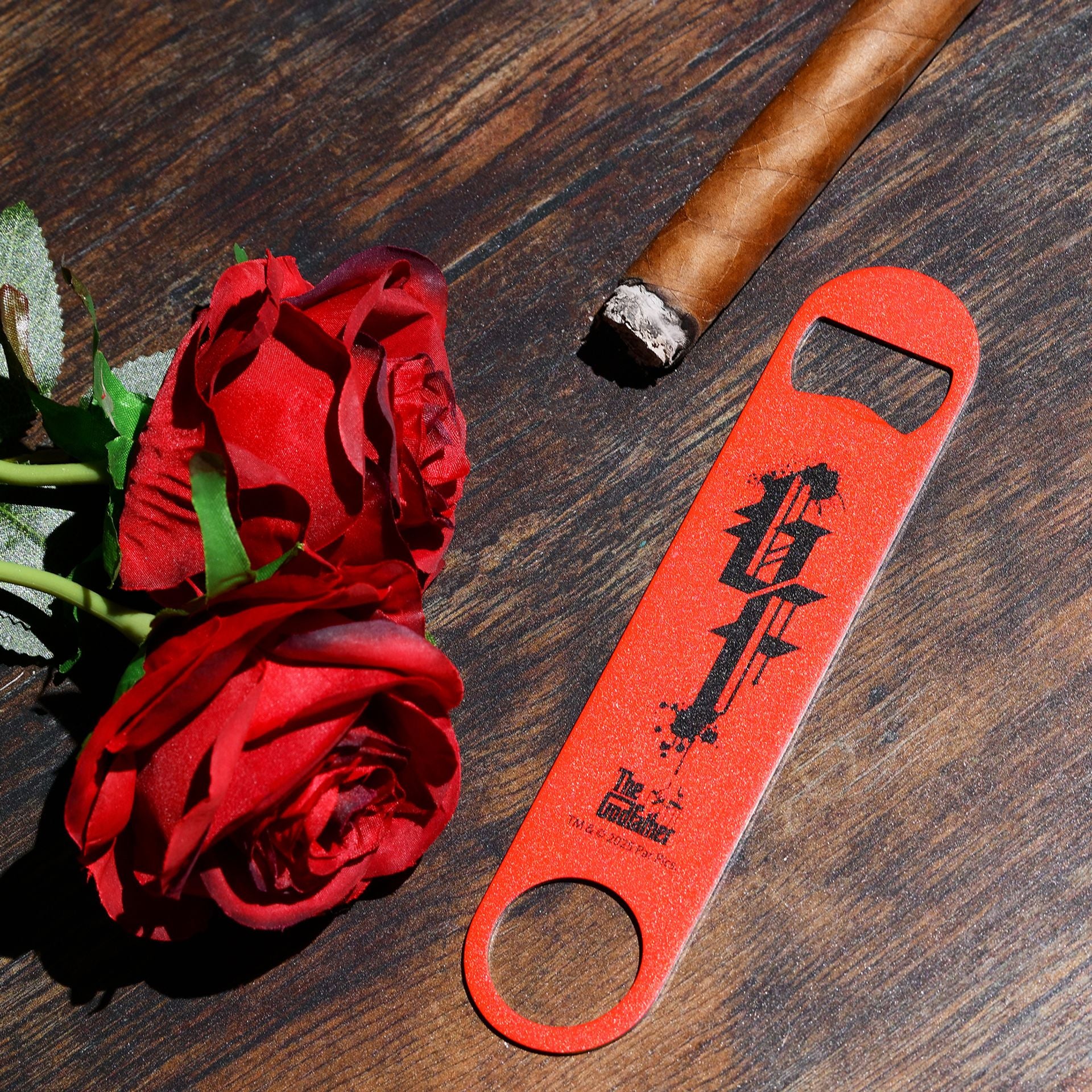 Fandomania The Godfather Logo Red Bottle Opener