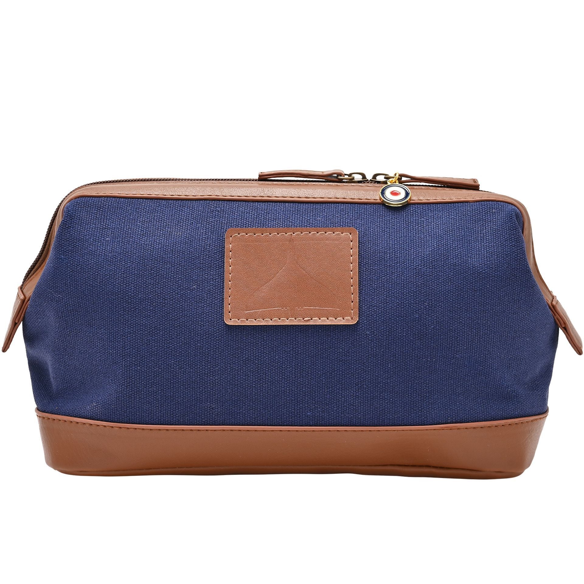 RAF Canvas & Faux Leather Washbag - Vulcan