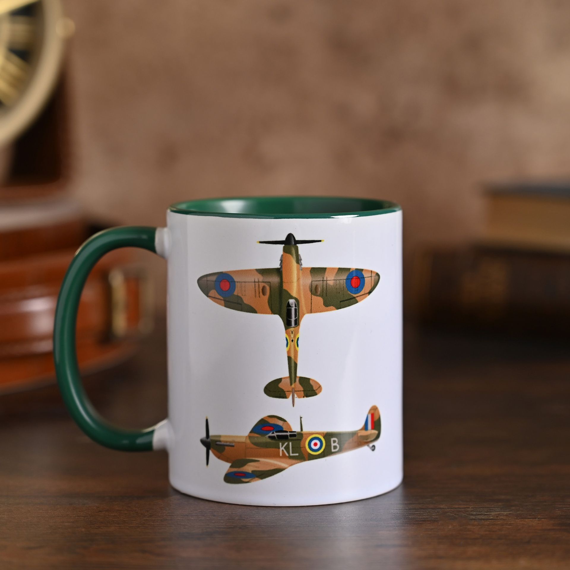 RAF Printed Mug - Spitfire