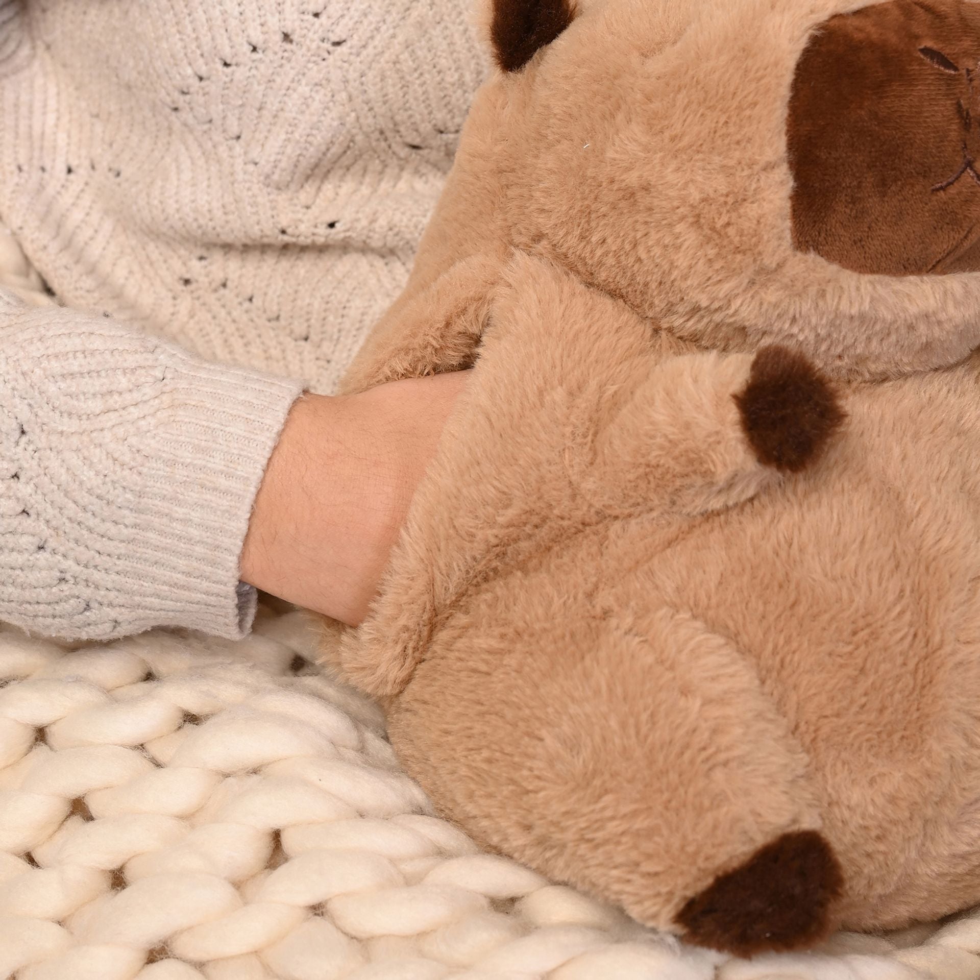 The Feel Good Club Capybara Cuddly Hand Warmer