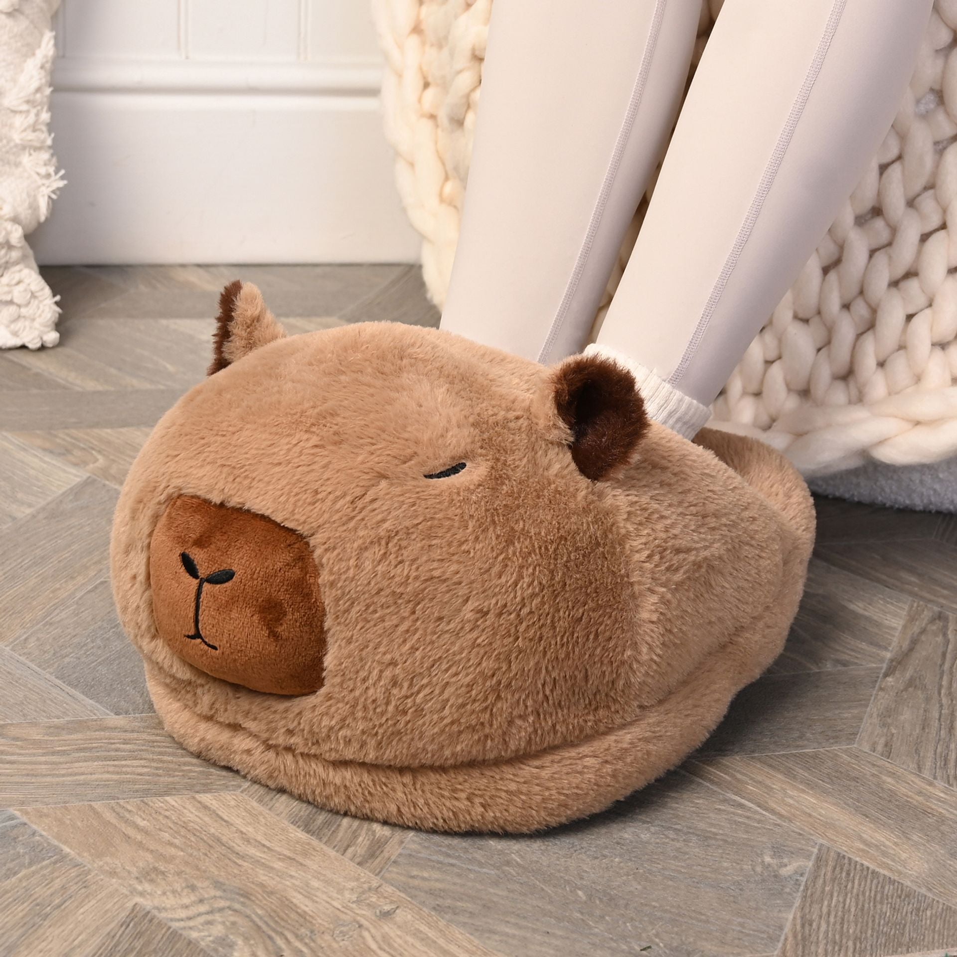 The Feel Good Club Capybara Cuddly Feet Warmer