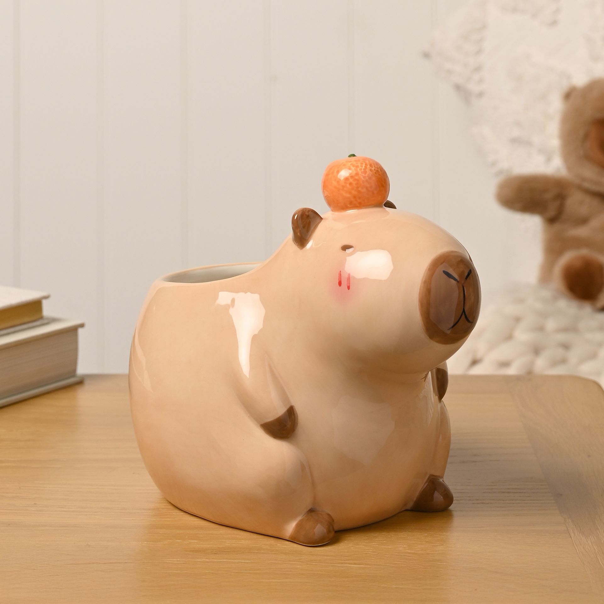 The Feel Good Club Capybara Plant Pot - Large