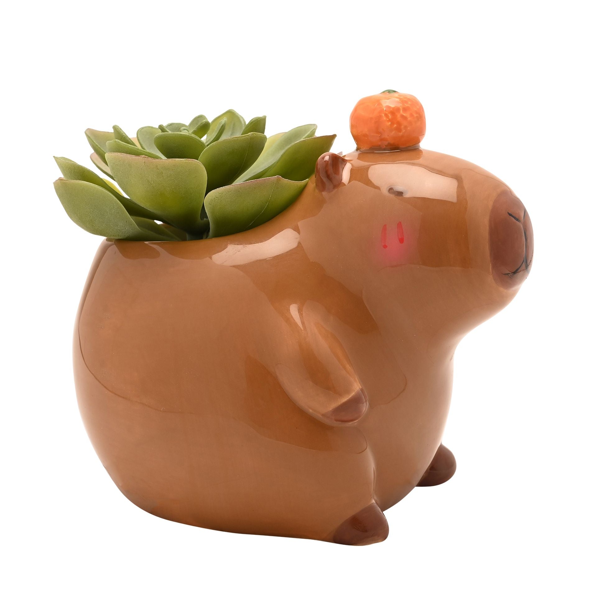 The Feel Good Club Capybara Plant Pot - Medium