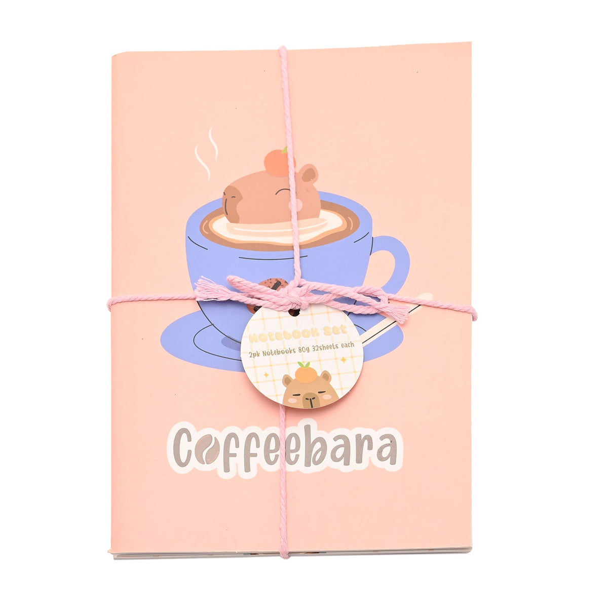 The Feel Good Club Capybara Soft Cover Notebook Set