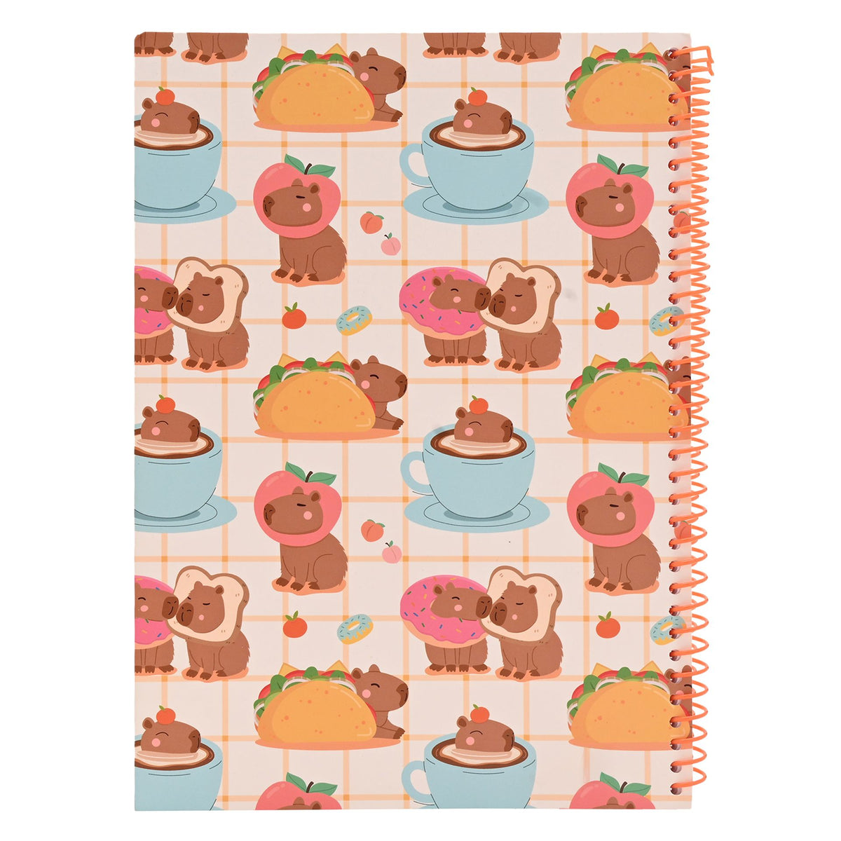 The Feel Good Club Capybara Spiral Soft Cover Notebook