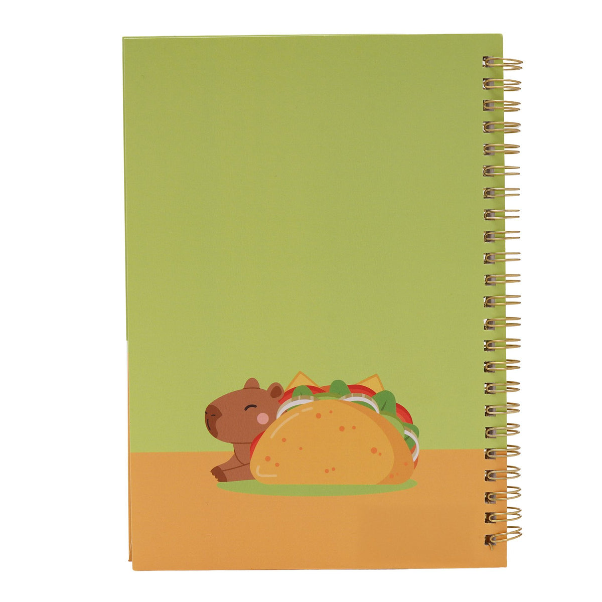 The Feel Good Club Capybara Square Spiral Soft Cover Notebook