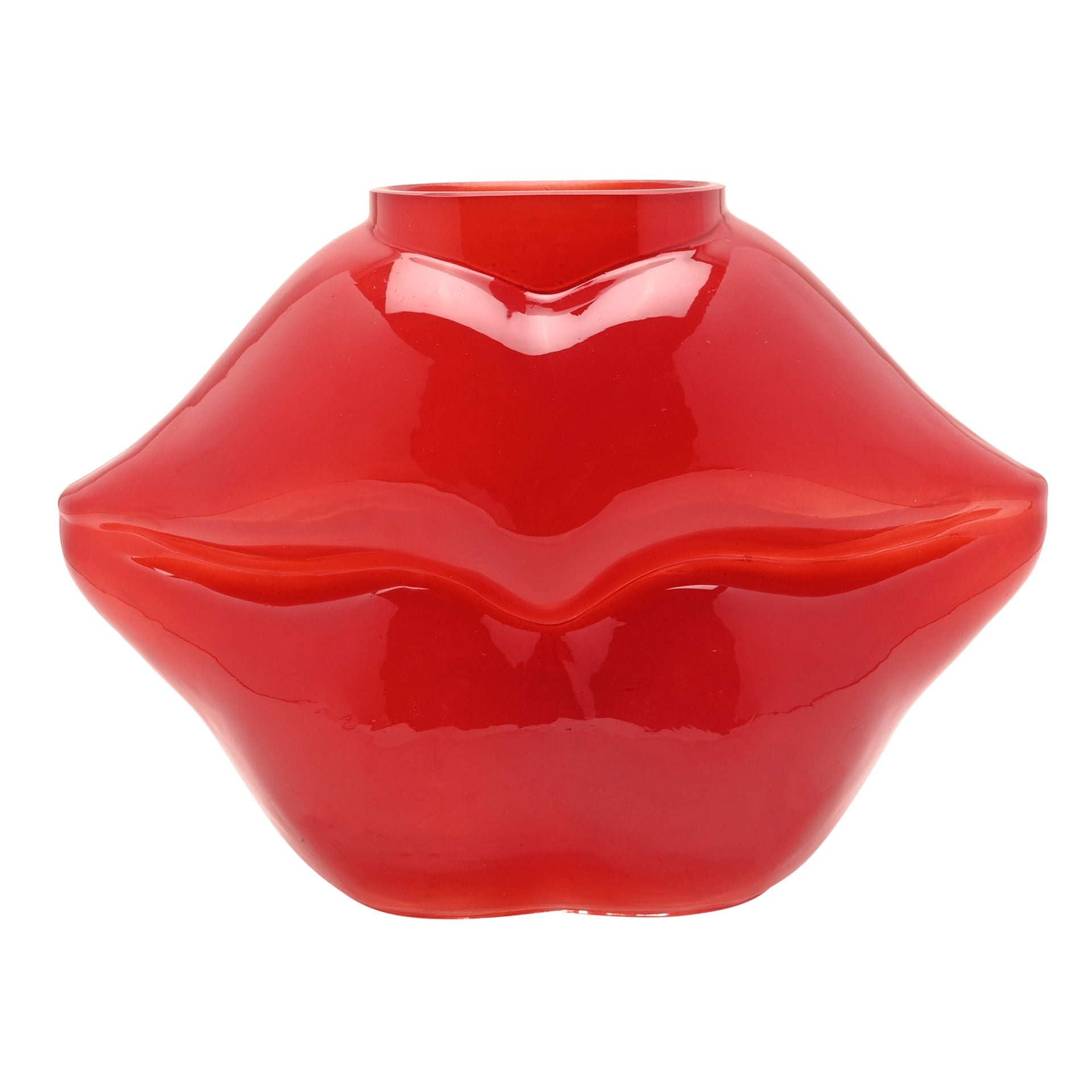 The Feel Good Club Glass Lips Vase