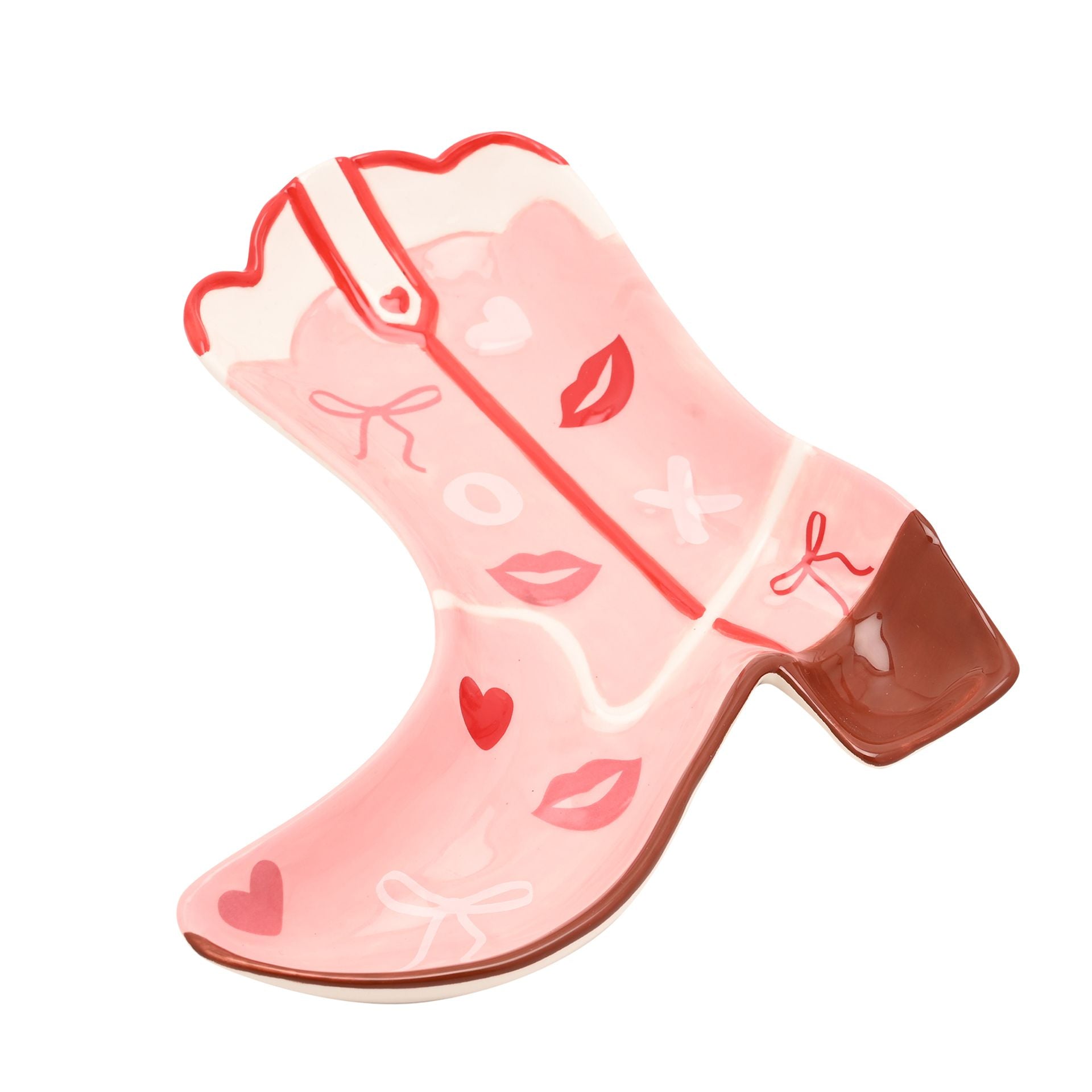 The Feel Good Club Cowgirl Boot Shaped Plate