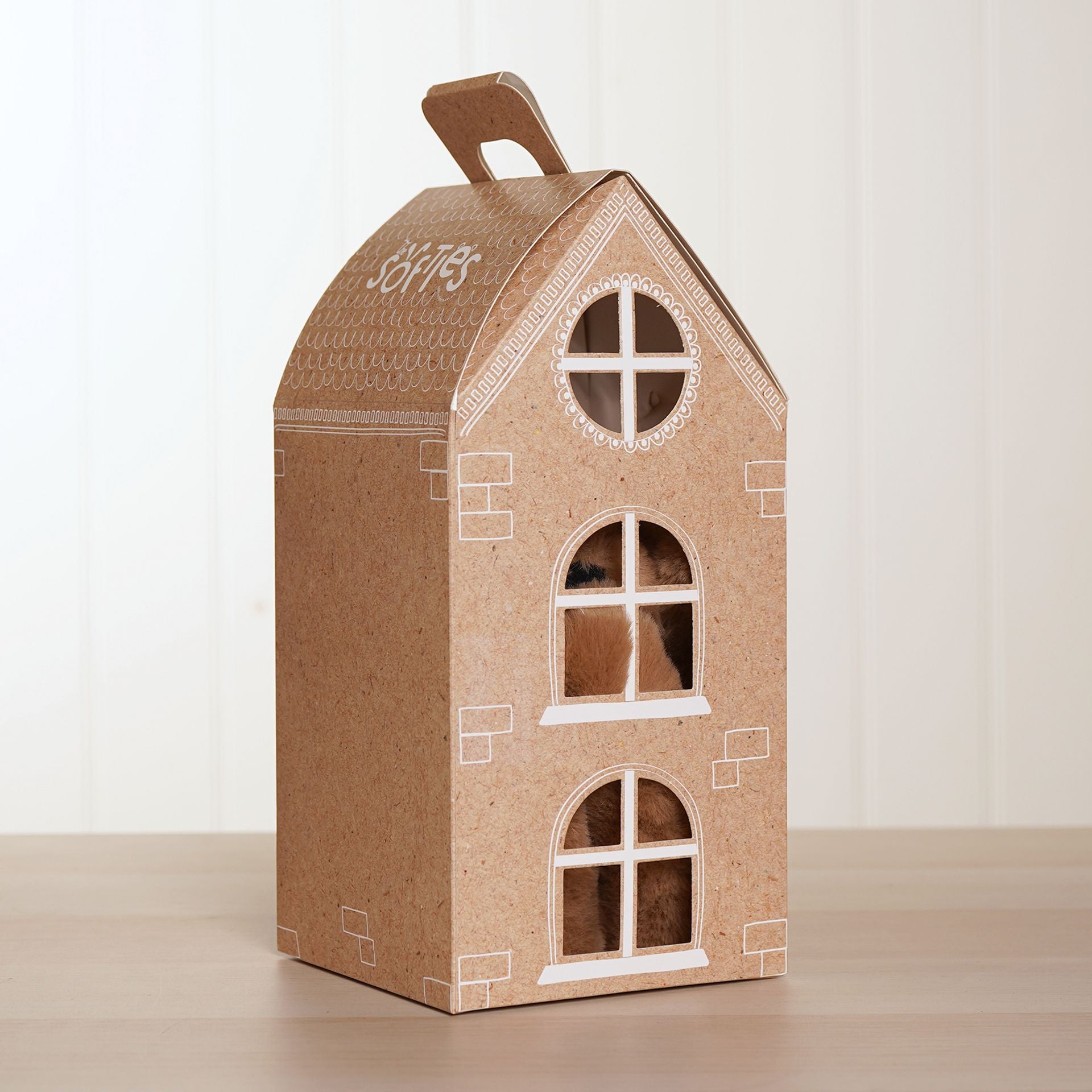 Cookie The Plush Long Leg Dark Brown Bunny 35 cm