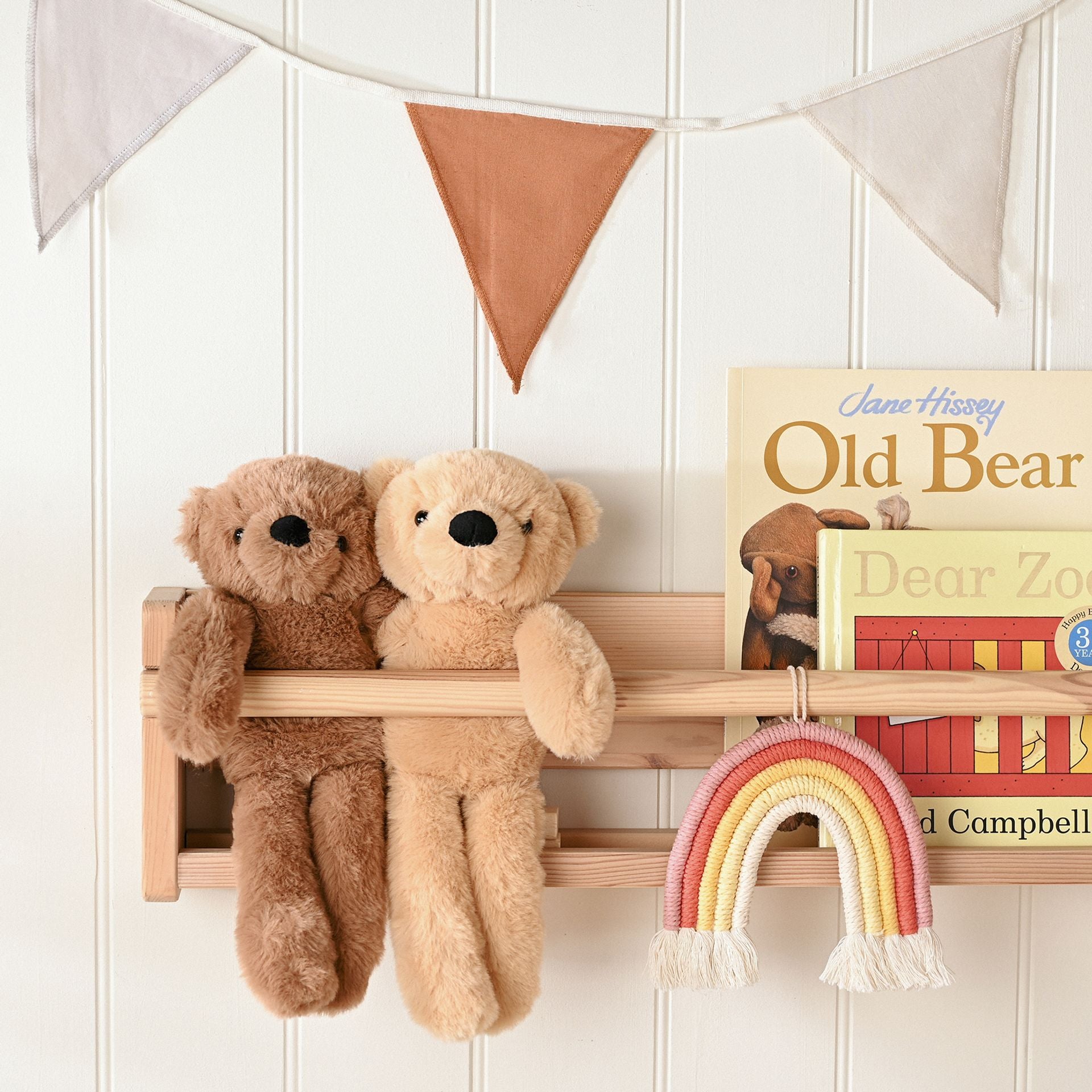 Hudson The Plush Long Leg Light Brown Teddy Bear 30 cm