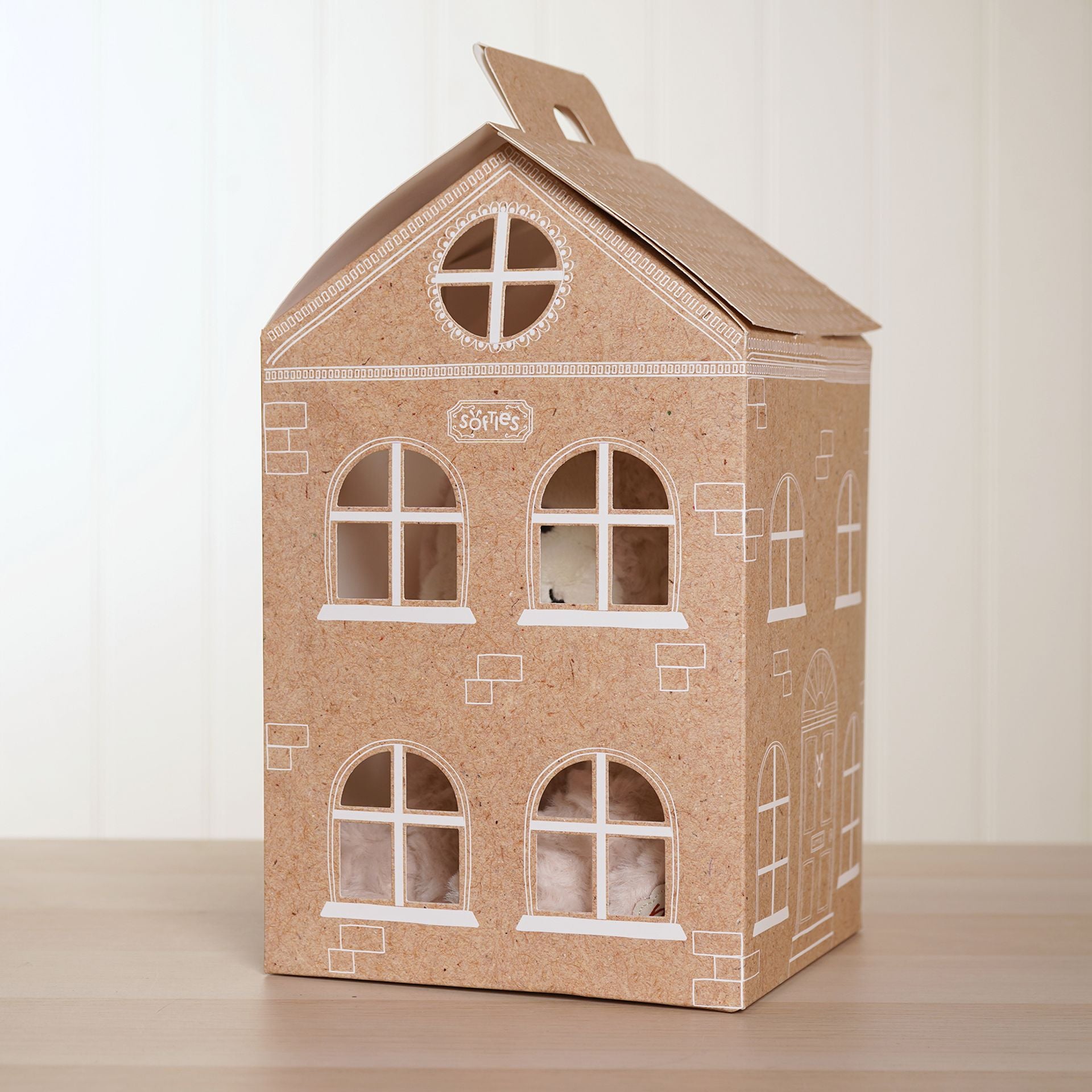 Martin The Plush Sitting Light Brown Monkey 22 cm