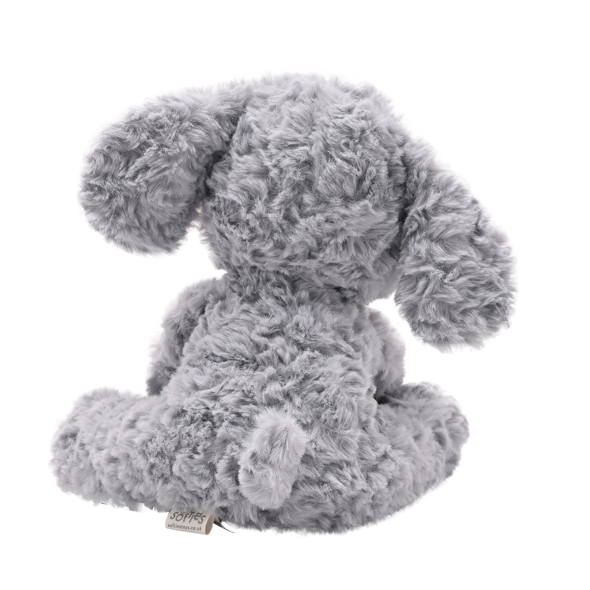 Ethel The Plush Sitting Grey Elephant 22 cm