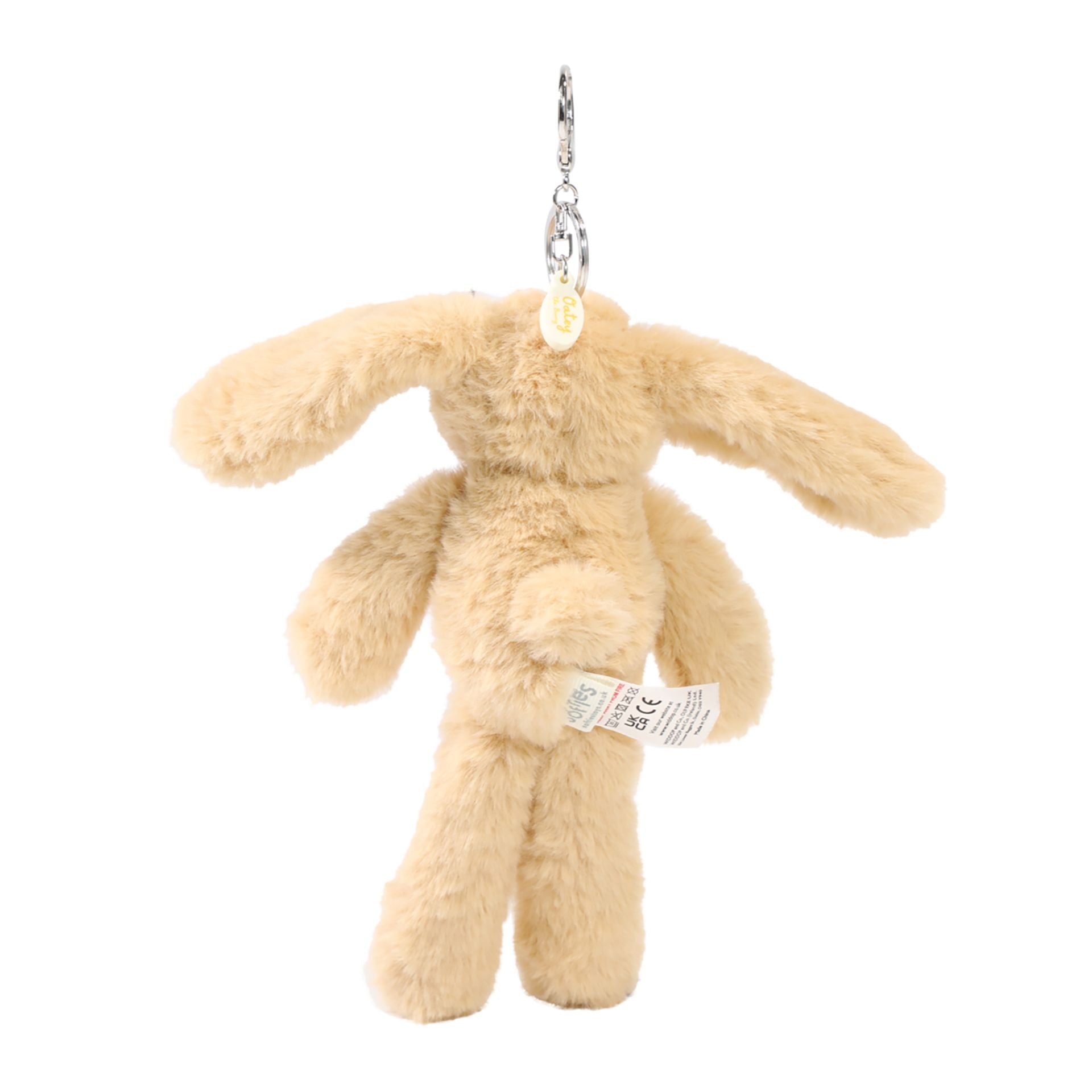 Oatey The Plush Light Brown Bunny Keyring