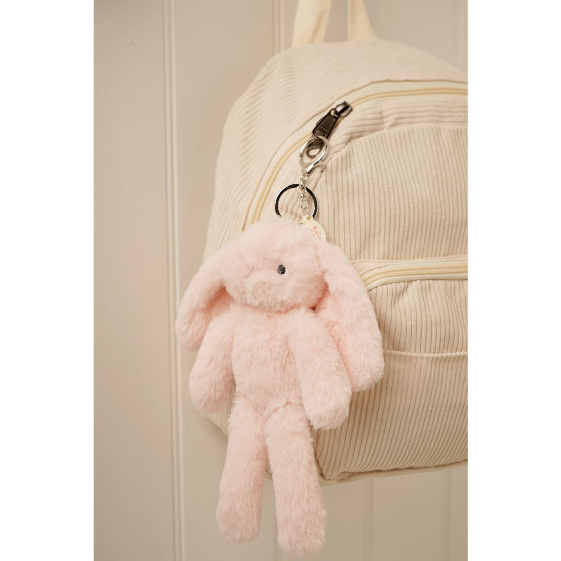 Katie The Plush Light Pink Bunny Keyring