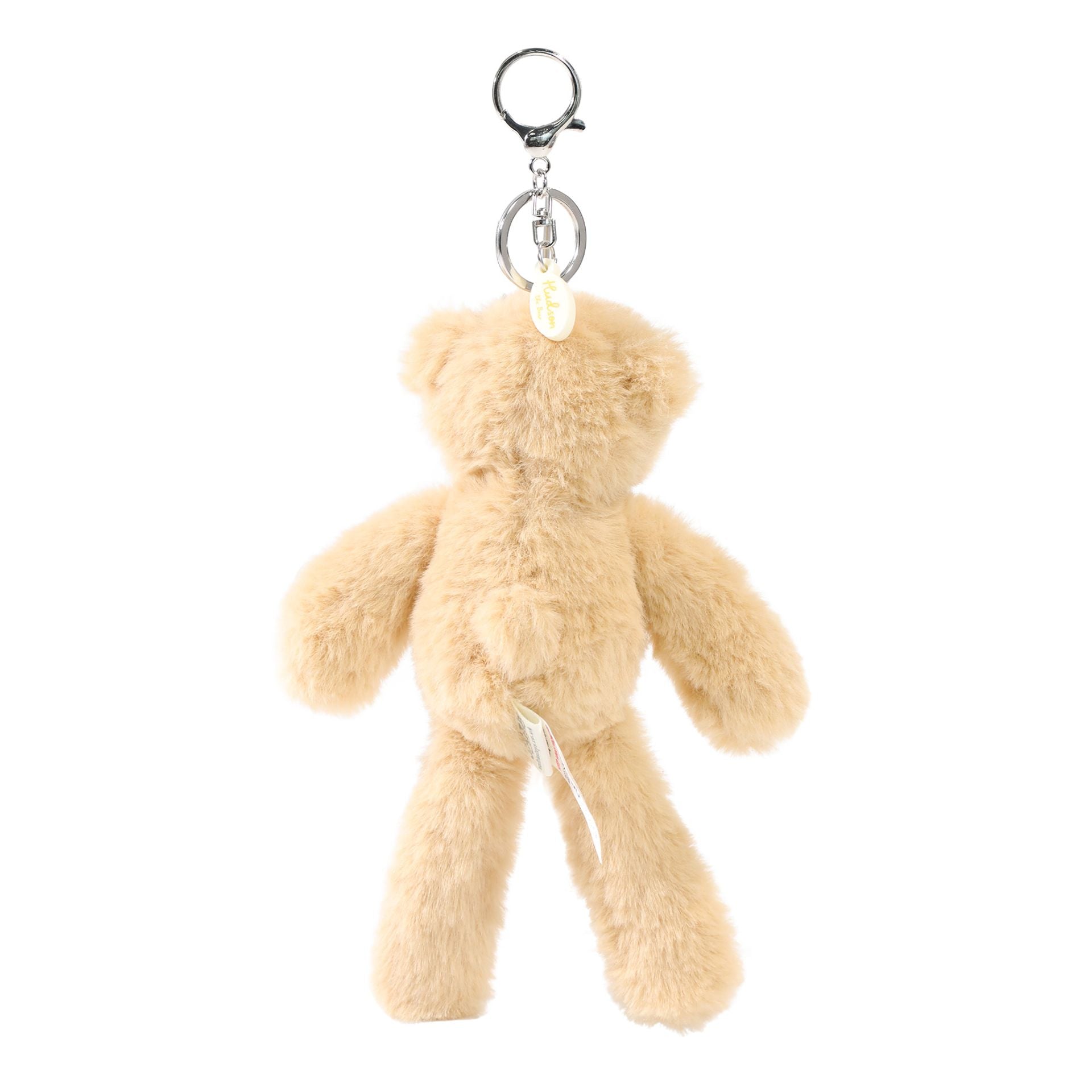 Hudson The Plush Light Brown Bear Keyring