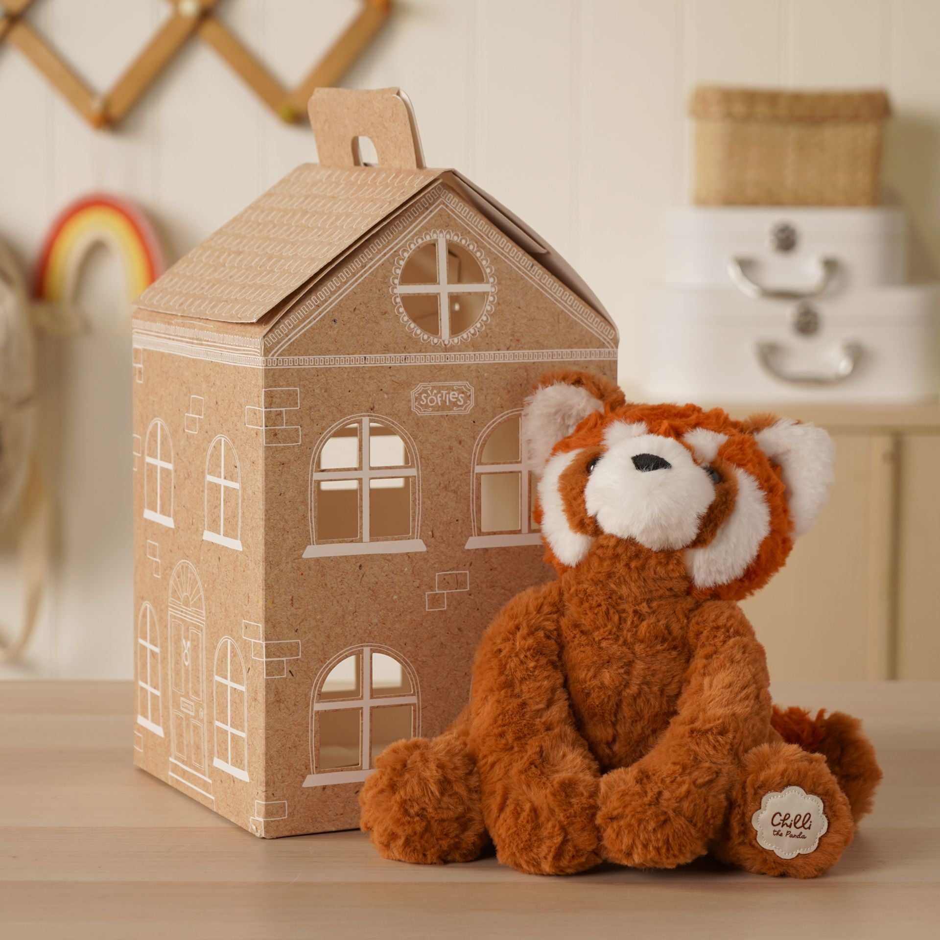 Chilli The Plush Red Panda 23cm