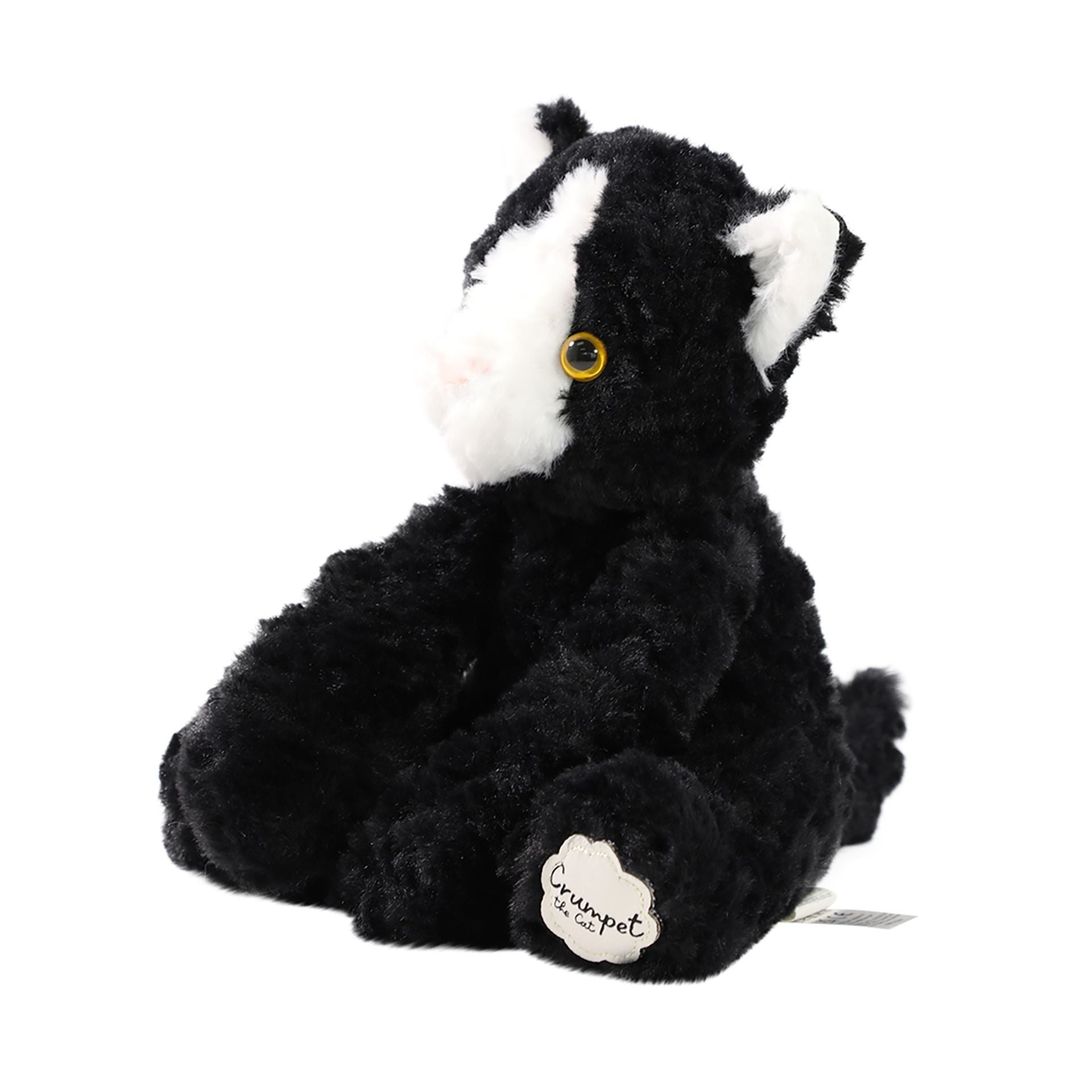 Crumpet The Plush Black and White Cat