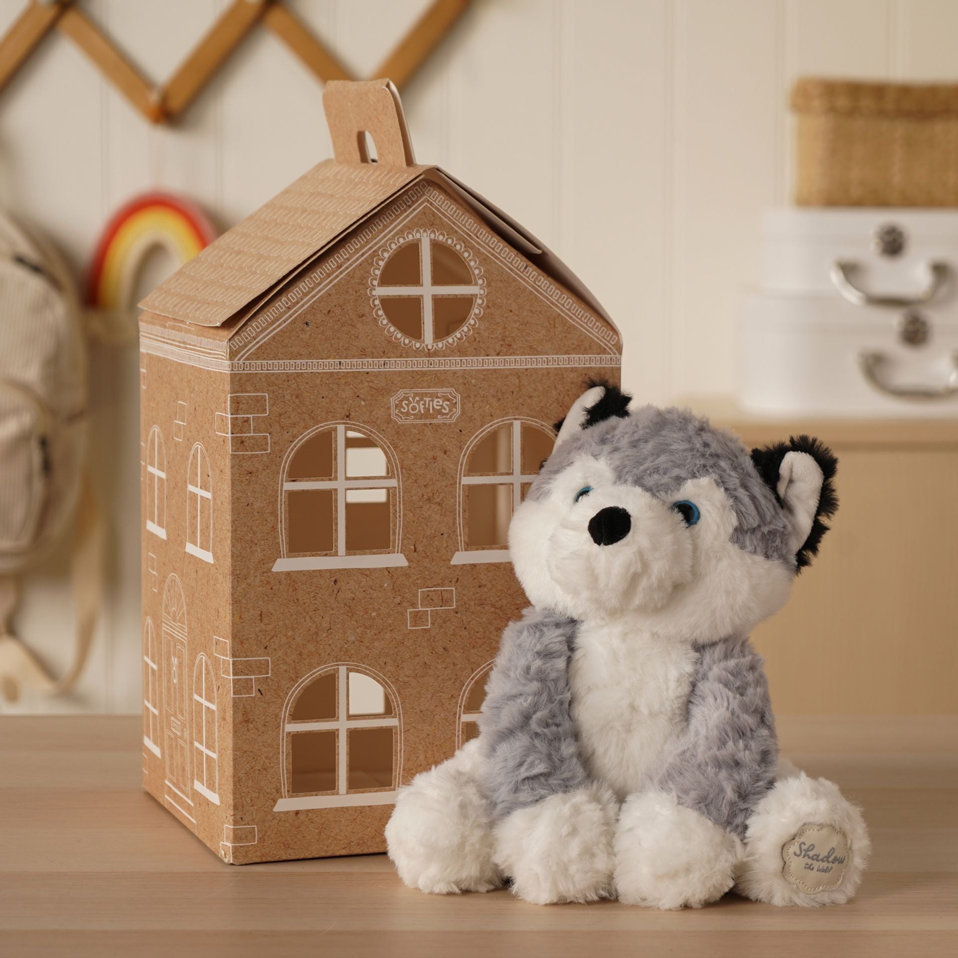 Shadow The Plush Wolf 23cm