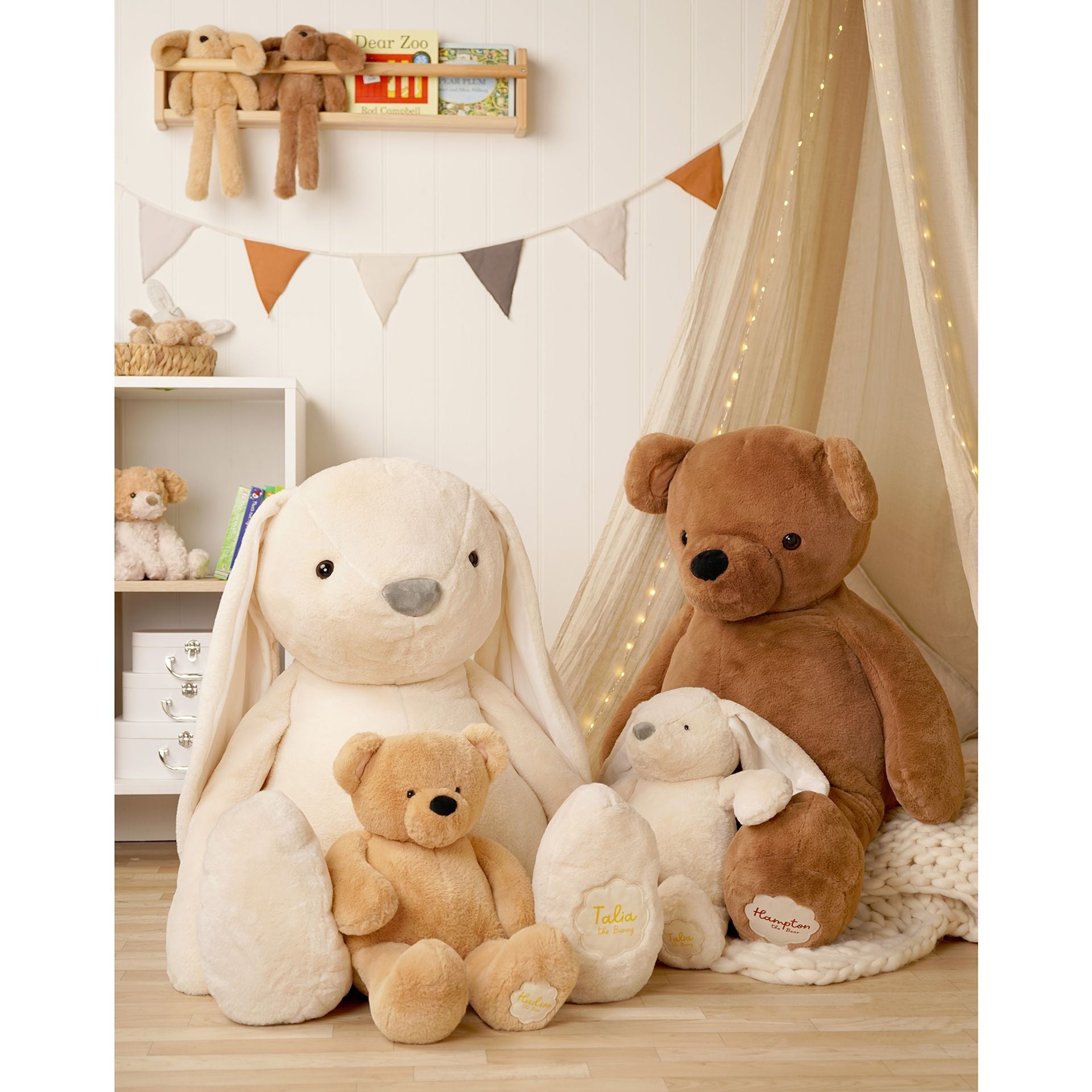 Talia The Plush Cream Giant Bunny