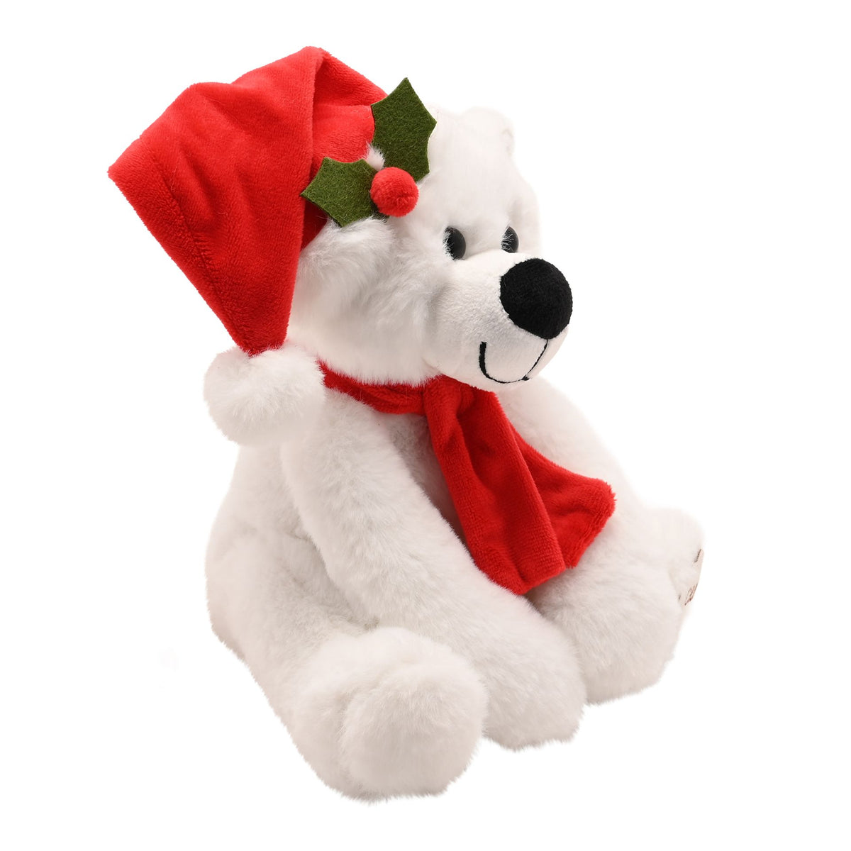 Polly The Plush Christmas Polar Bear 28cm