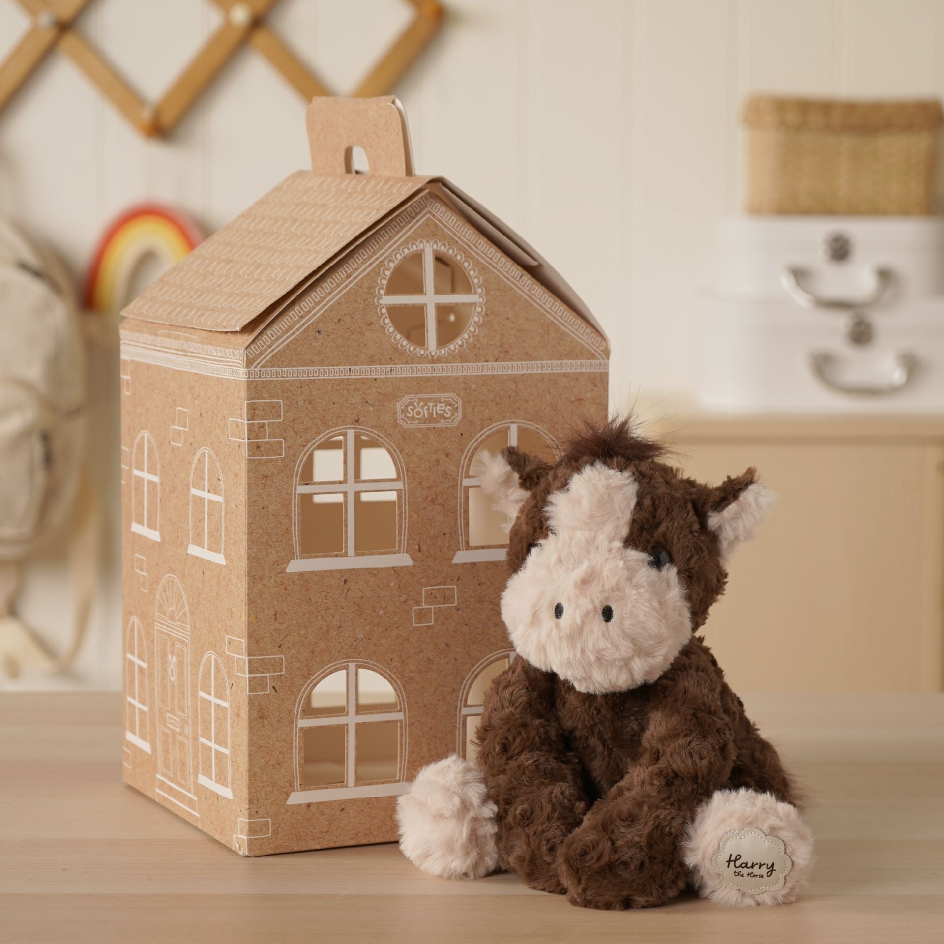 Harry The Plush Sitting Horse 22cm
