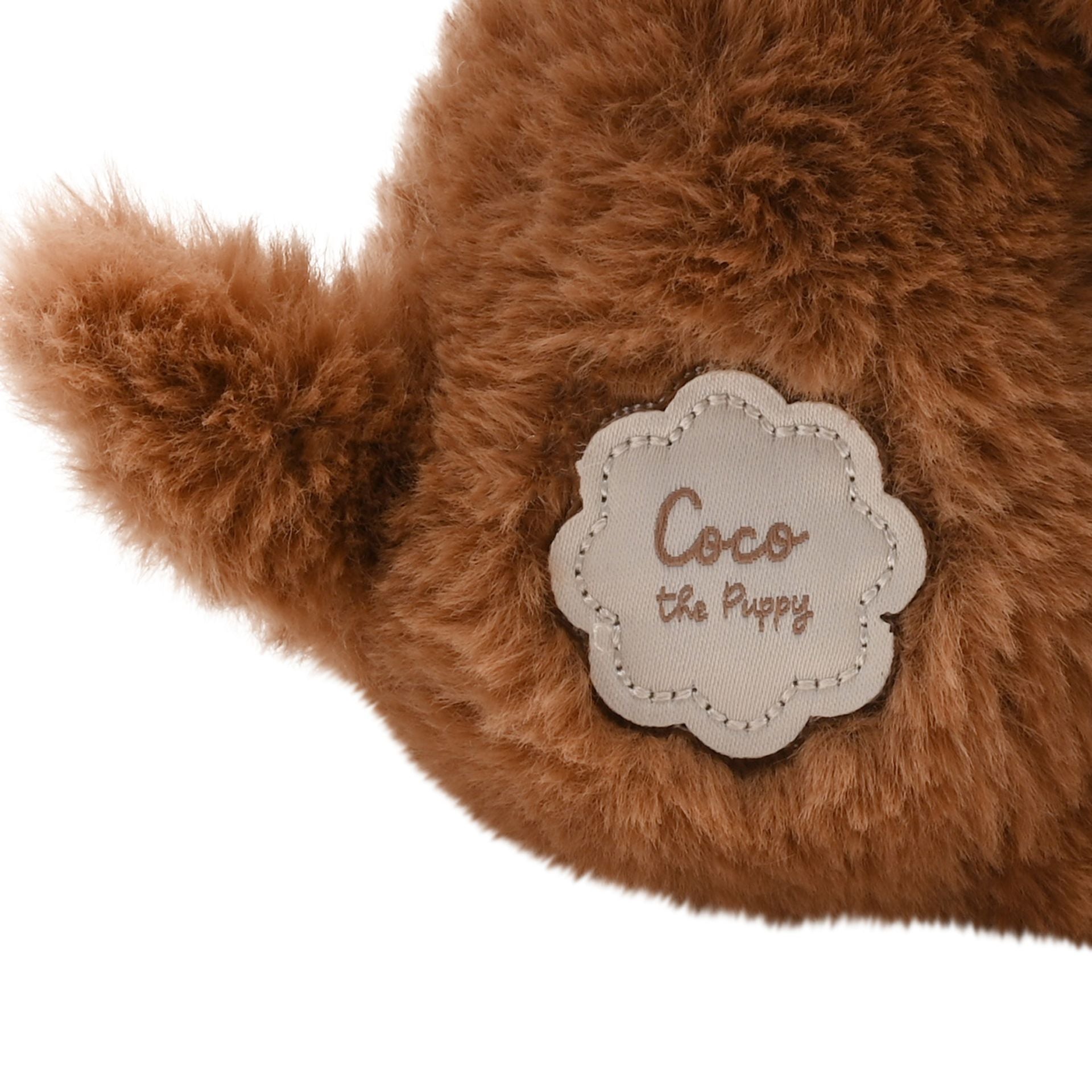 Coco The Plush Long Leg Dark Brown Puppy 30cm