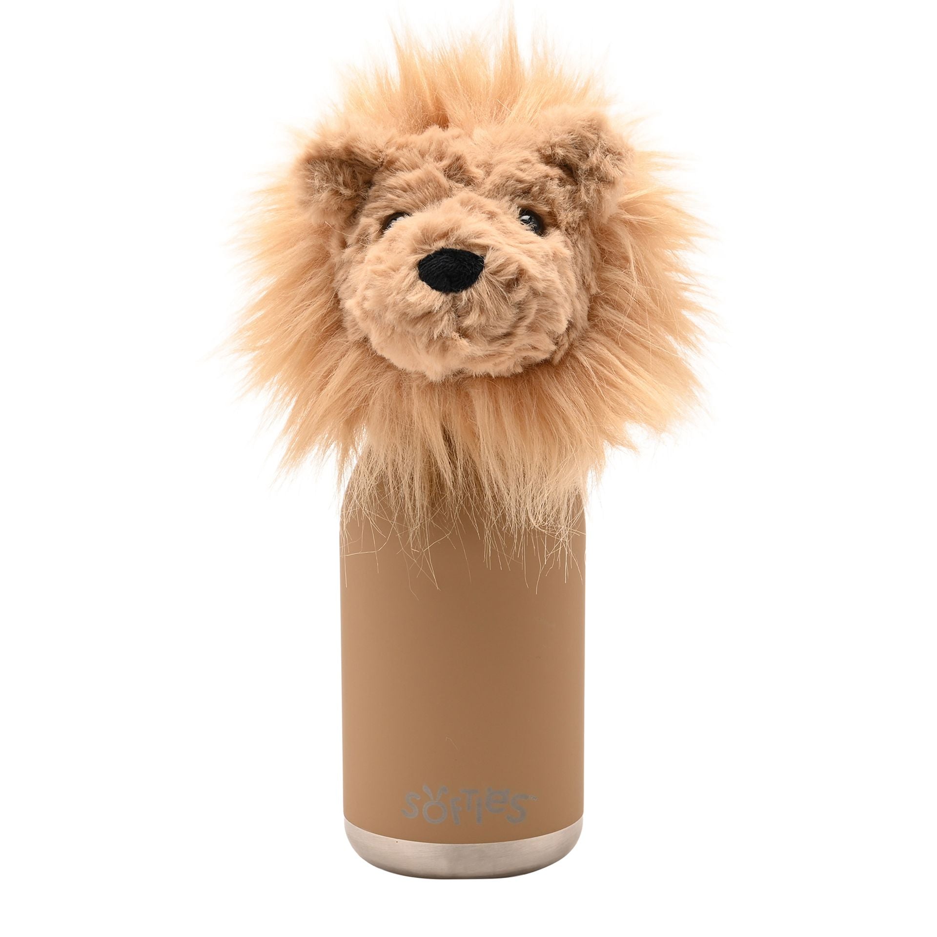Leo The Plush Lion Light Brown Stainless Steel Water Bottle 23cm / 500ml