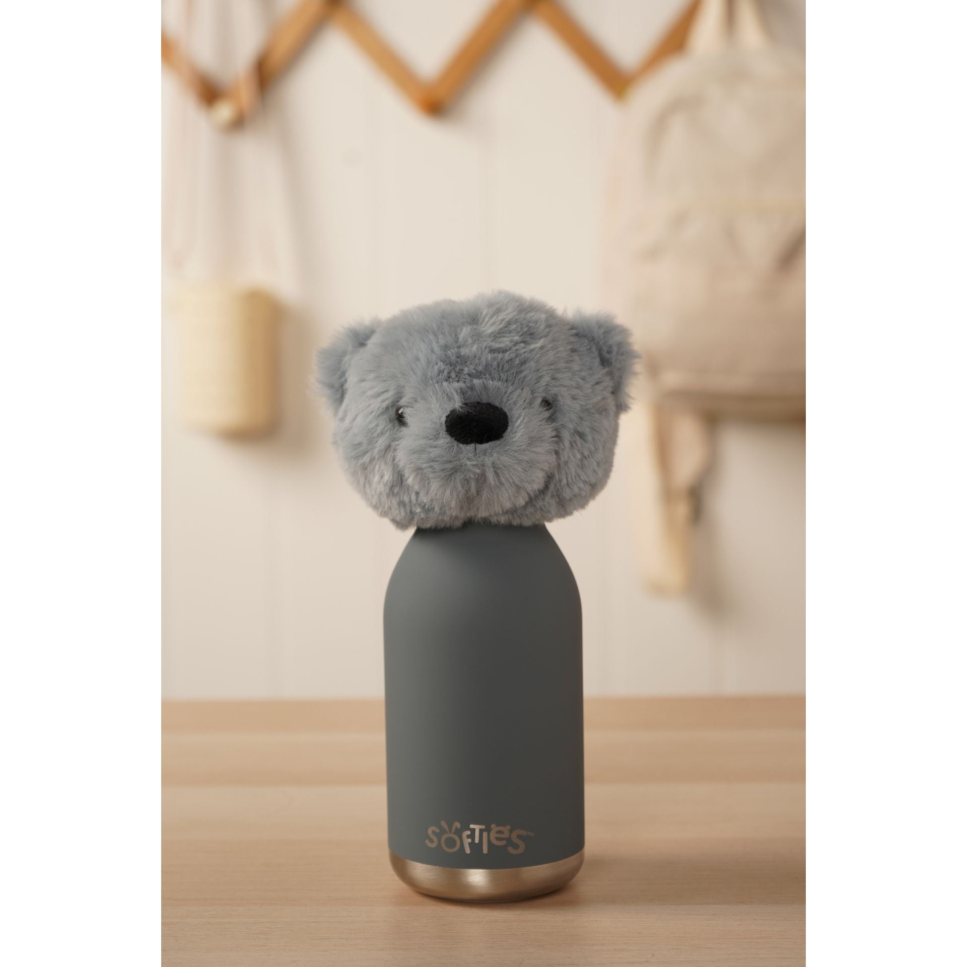 Pip The Plush Teddy Petrol Blue Stainless Steel Water Bottle 23cm / 500ml